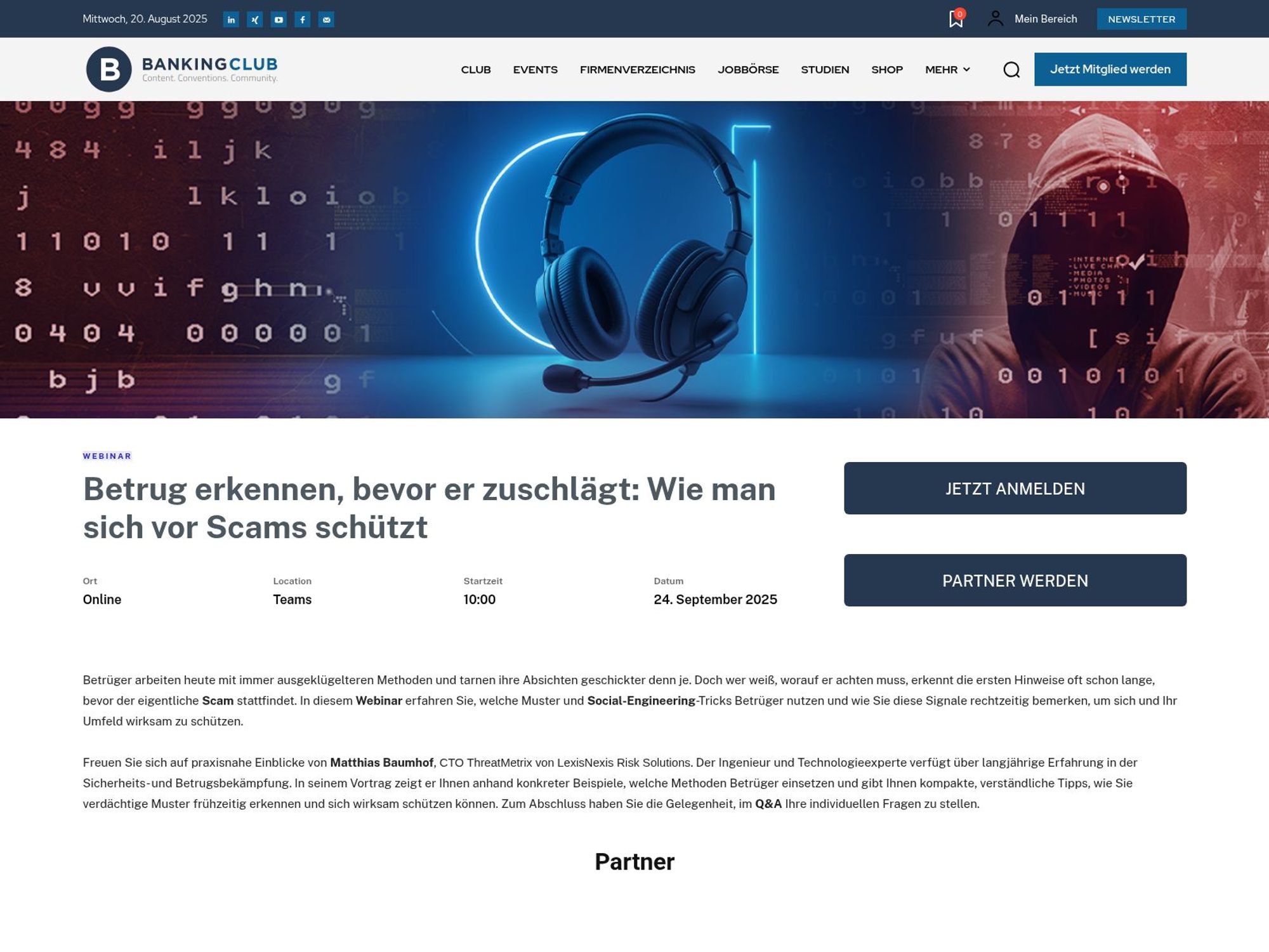 Betrug erkennen, bevor er zuschlägt: Wie man sich vor Scams schützt website