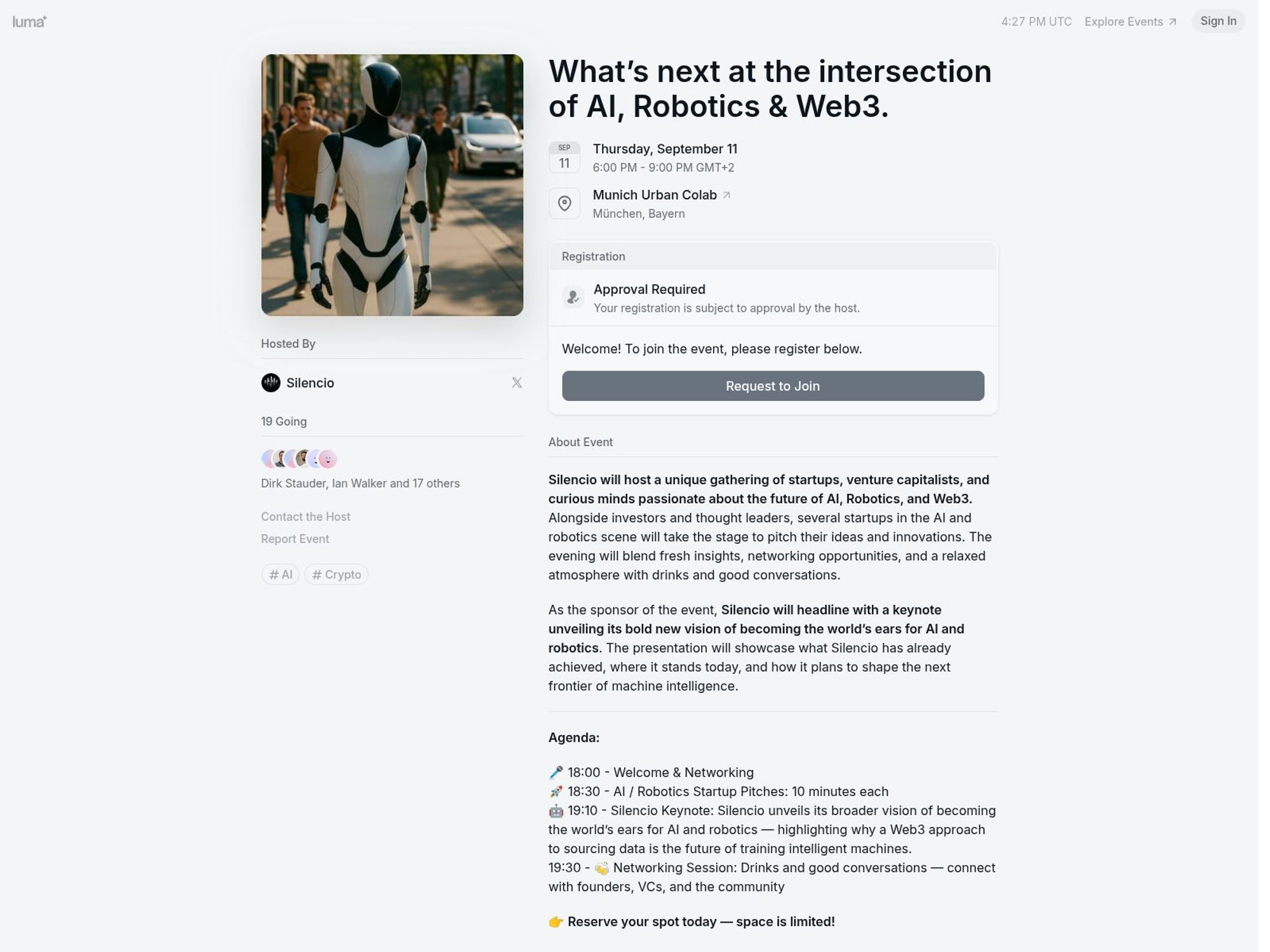 What’s next at the intersection of AI, Robotics & Web3. website