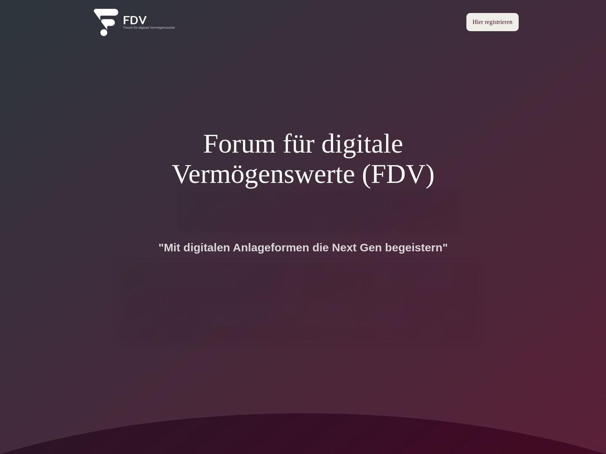 Forum für digitale Vermögenswerte 2026 website
