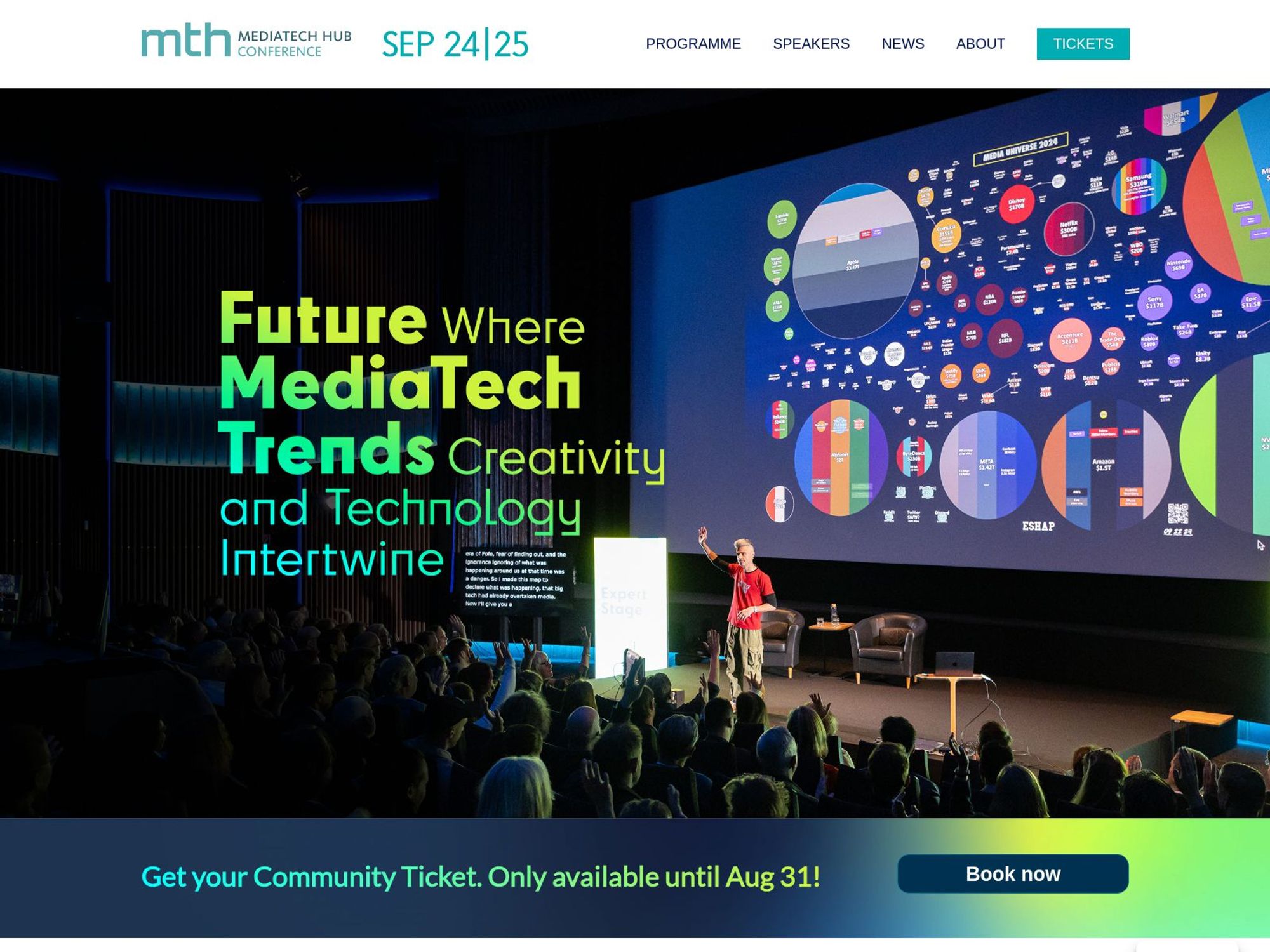 MediaTech Hub Conference website