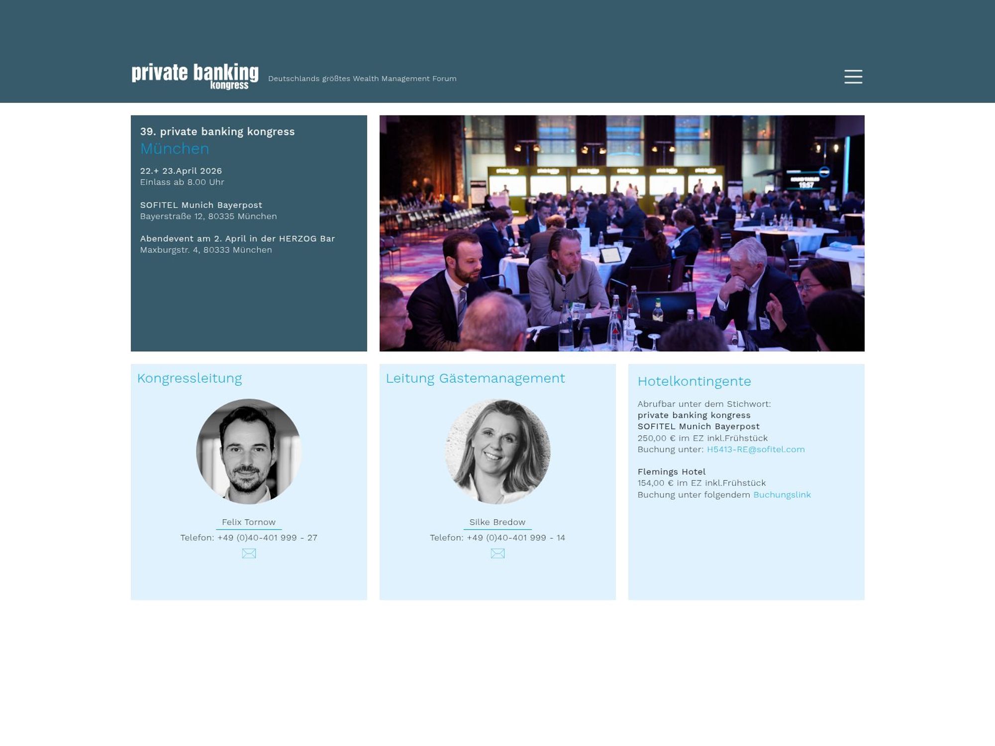 private banking kongress München 2026 website