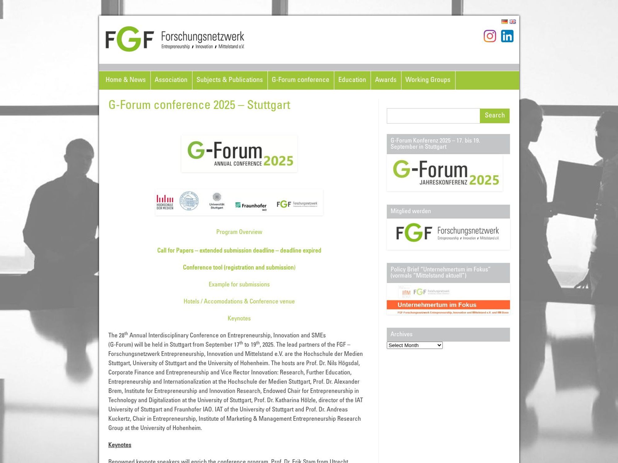 G-Forum Conference 2025 screenshot