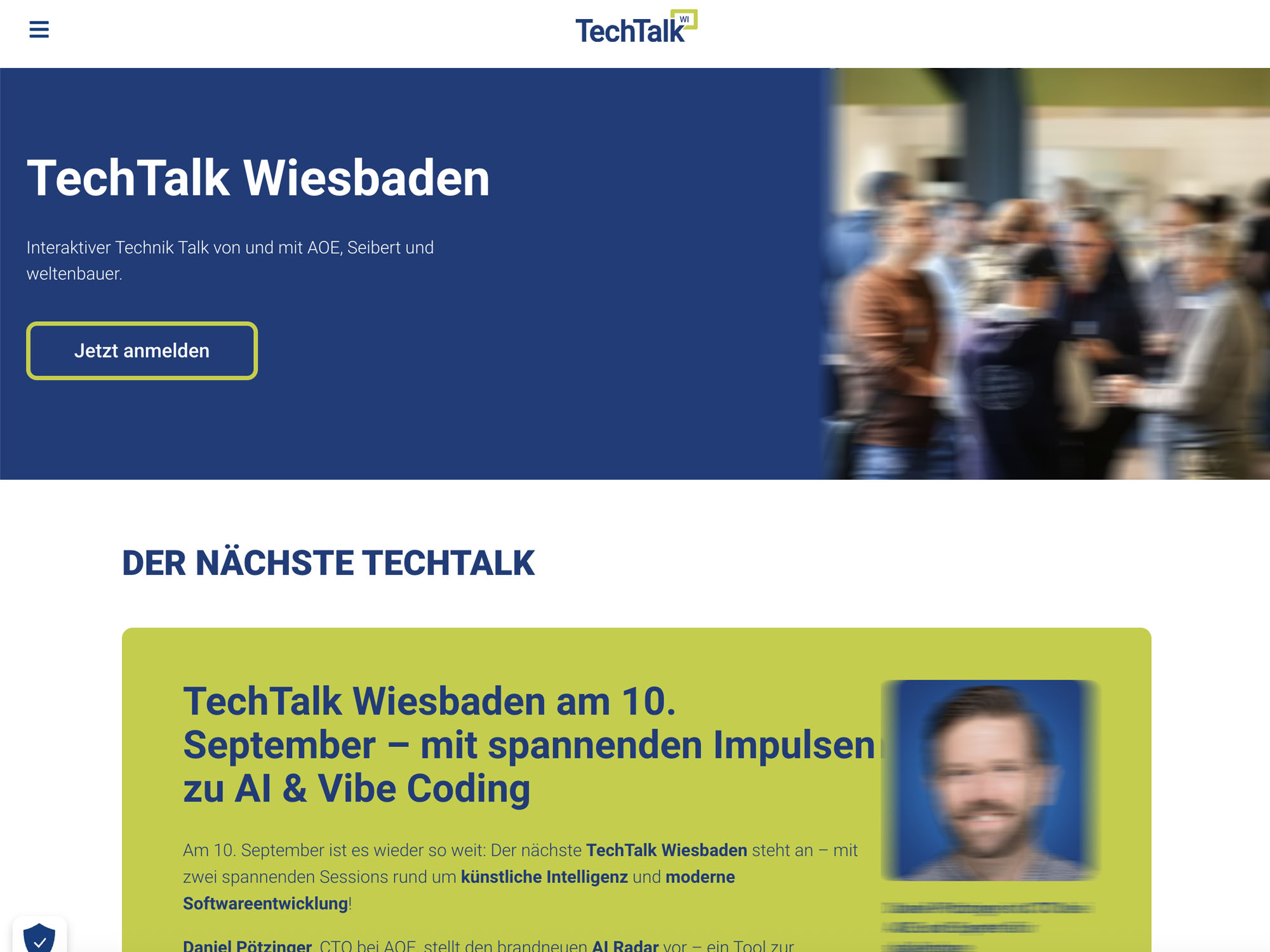 TechTalk Wiesbaden screenshot
