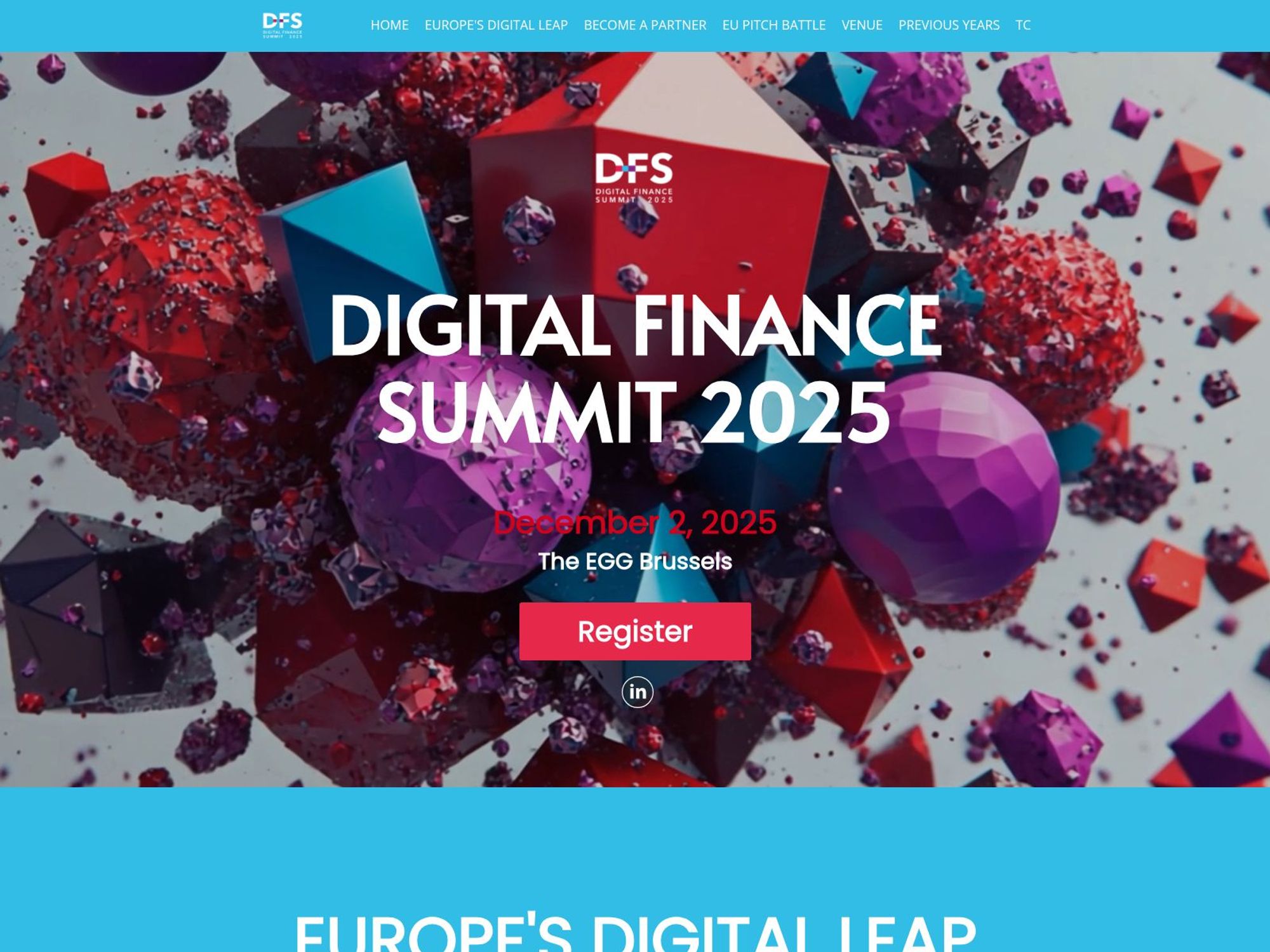 Digital Finance Summit 2025 screenshot