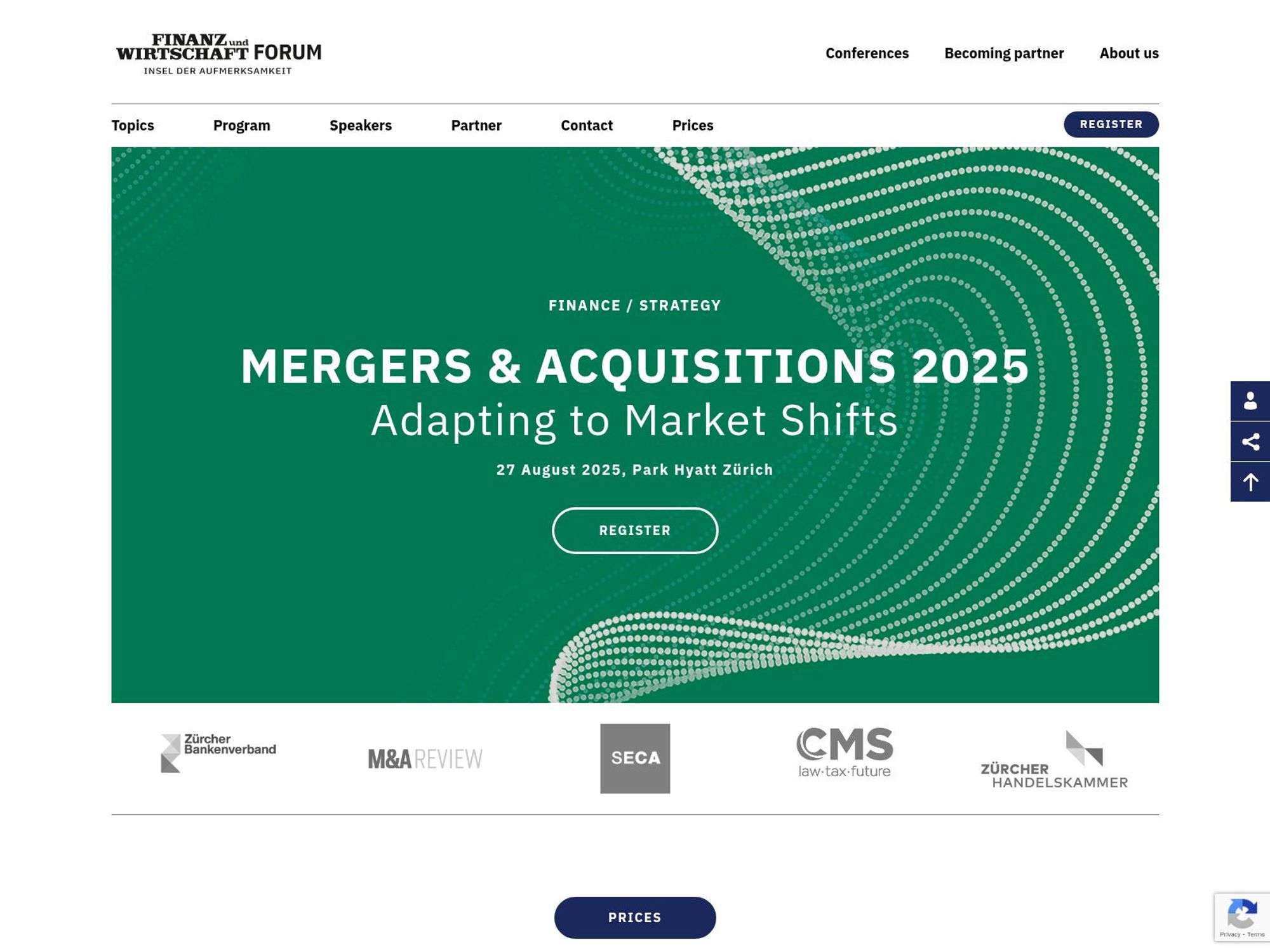 Mergers & Acquisitions 2025 screenshot