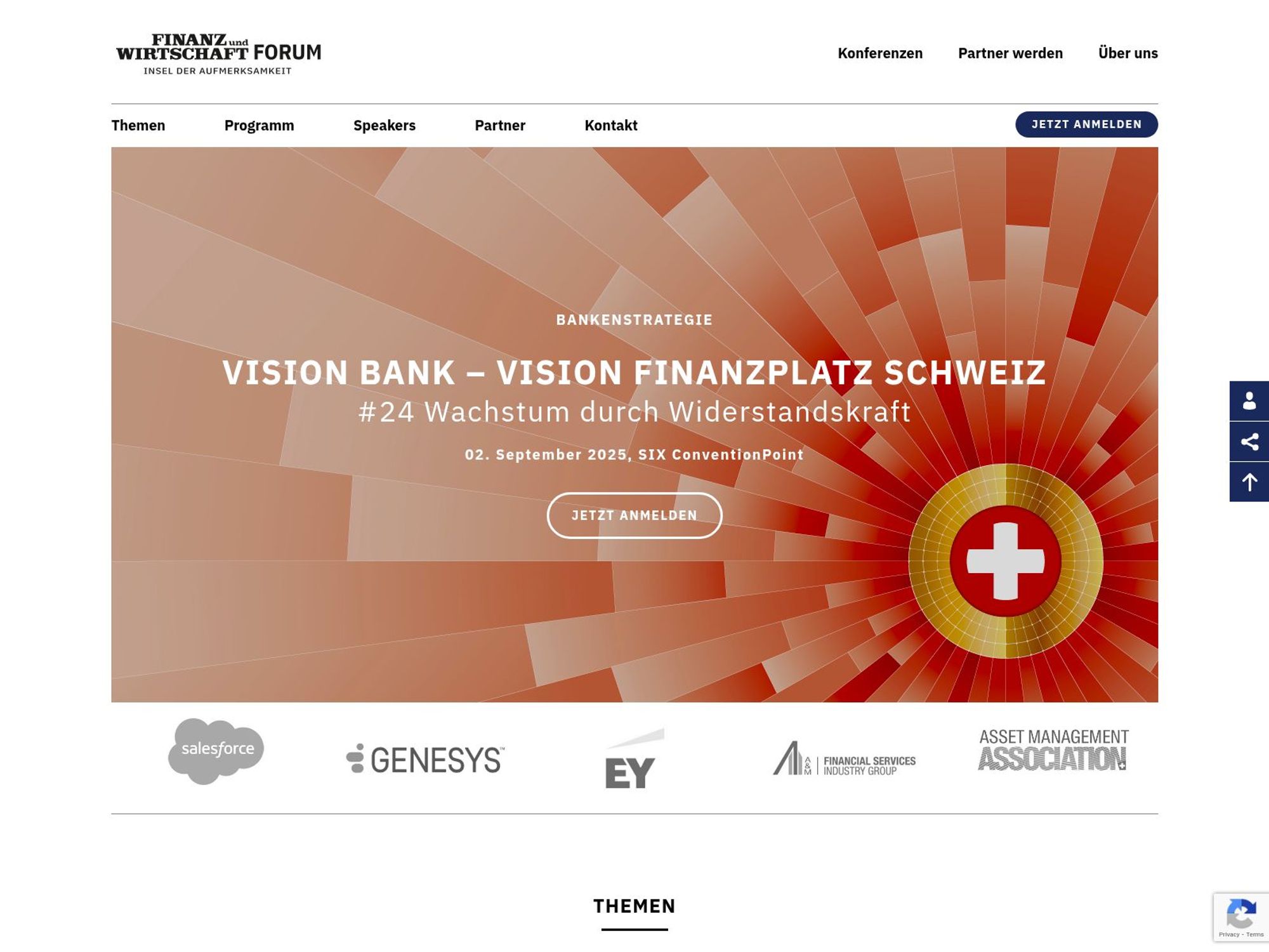 Vision Bank – Vision Finanzplatz Schweiz website