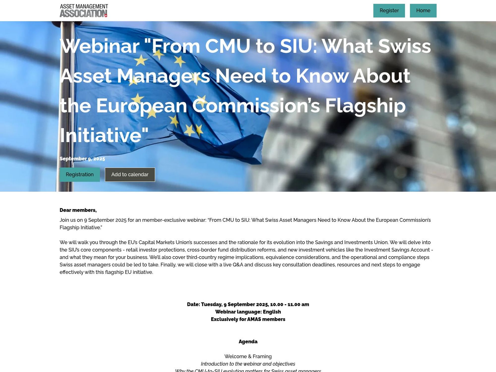Webinar: From CMU to SIU screenshot