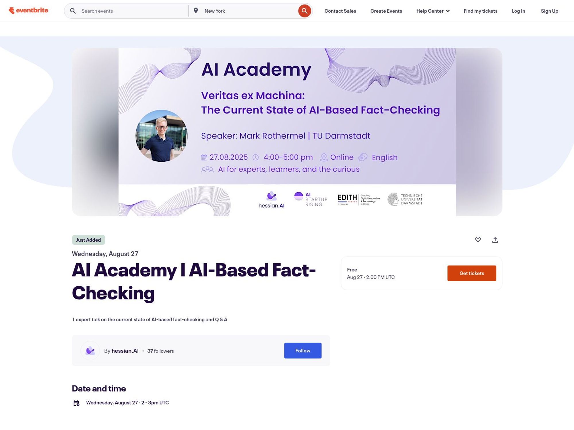 AI Academy I AI-Based Fact-Checking screenshot