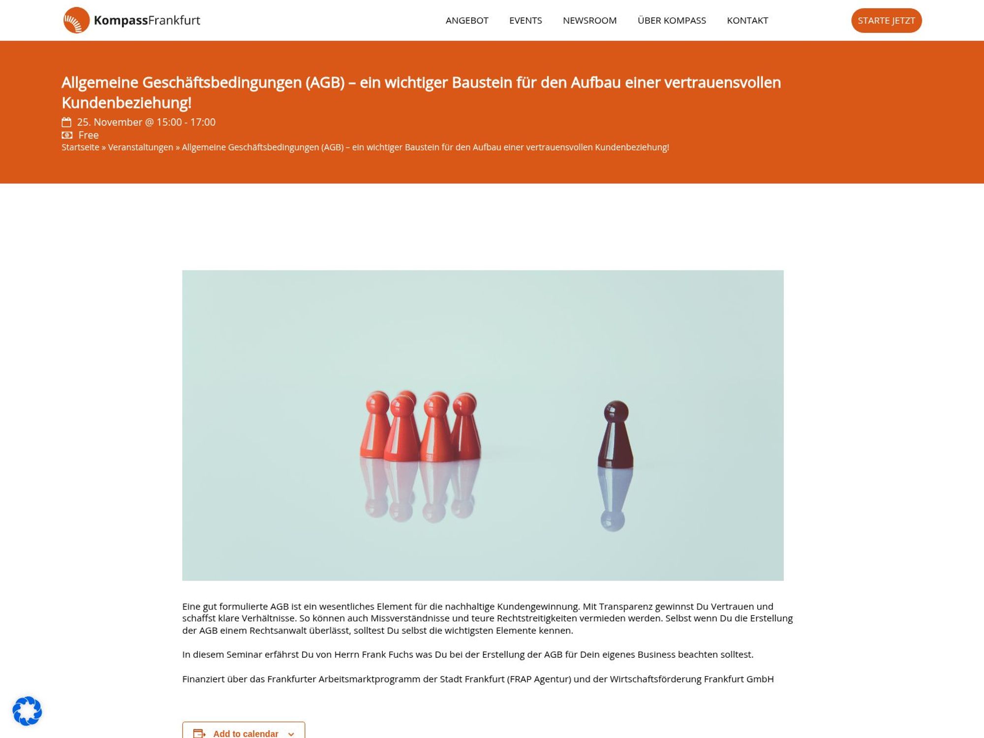 Allgemeine Geschäftsbedingungen (AGB) - ein wichtiger Baustein für den Aufbau einer vertrauensvollen Kundenbeziehung! website