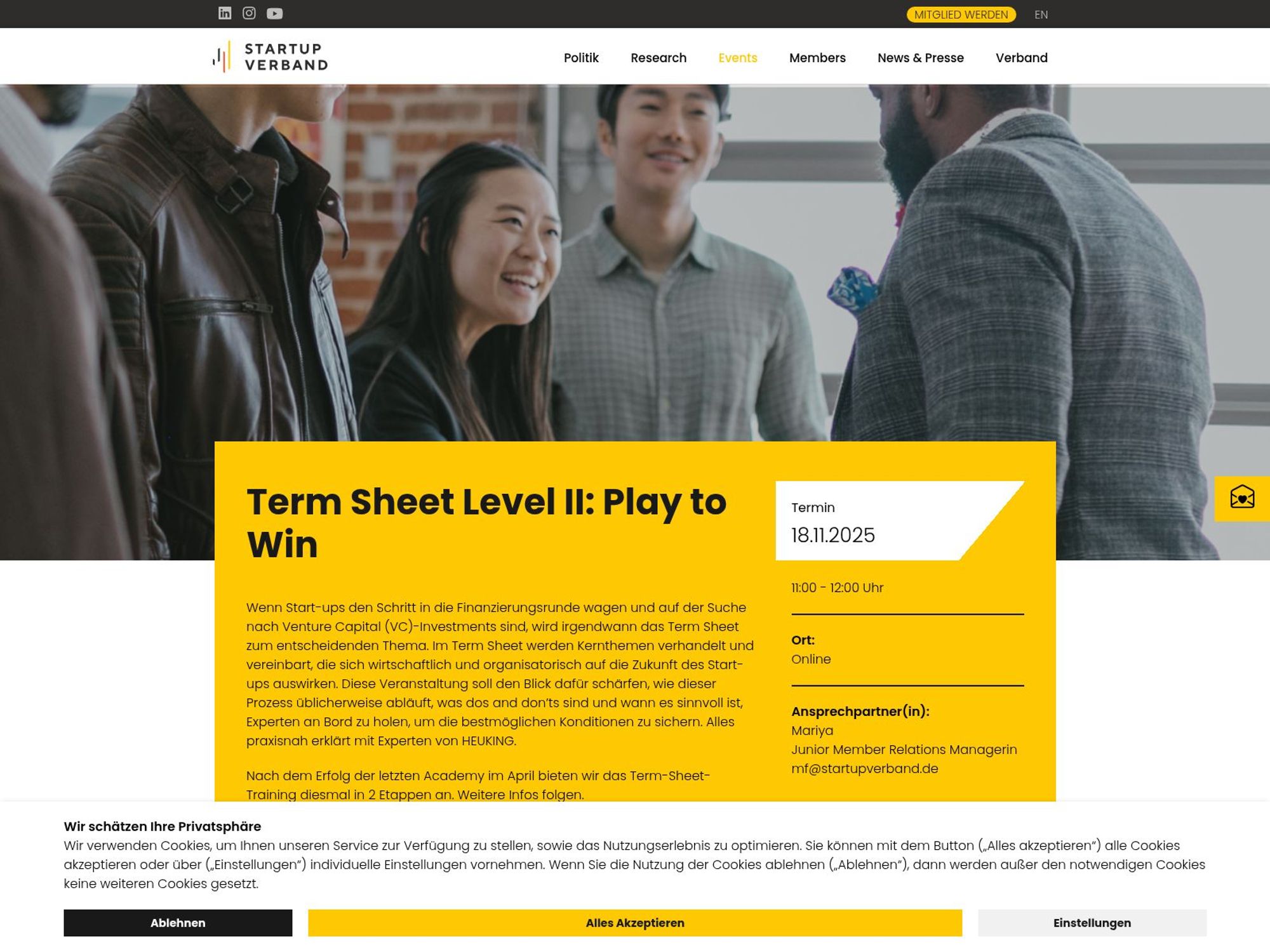 Term-Sheet Level I: Understand the Rules website