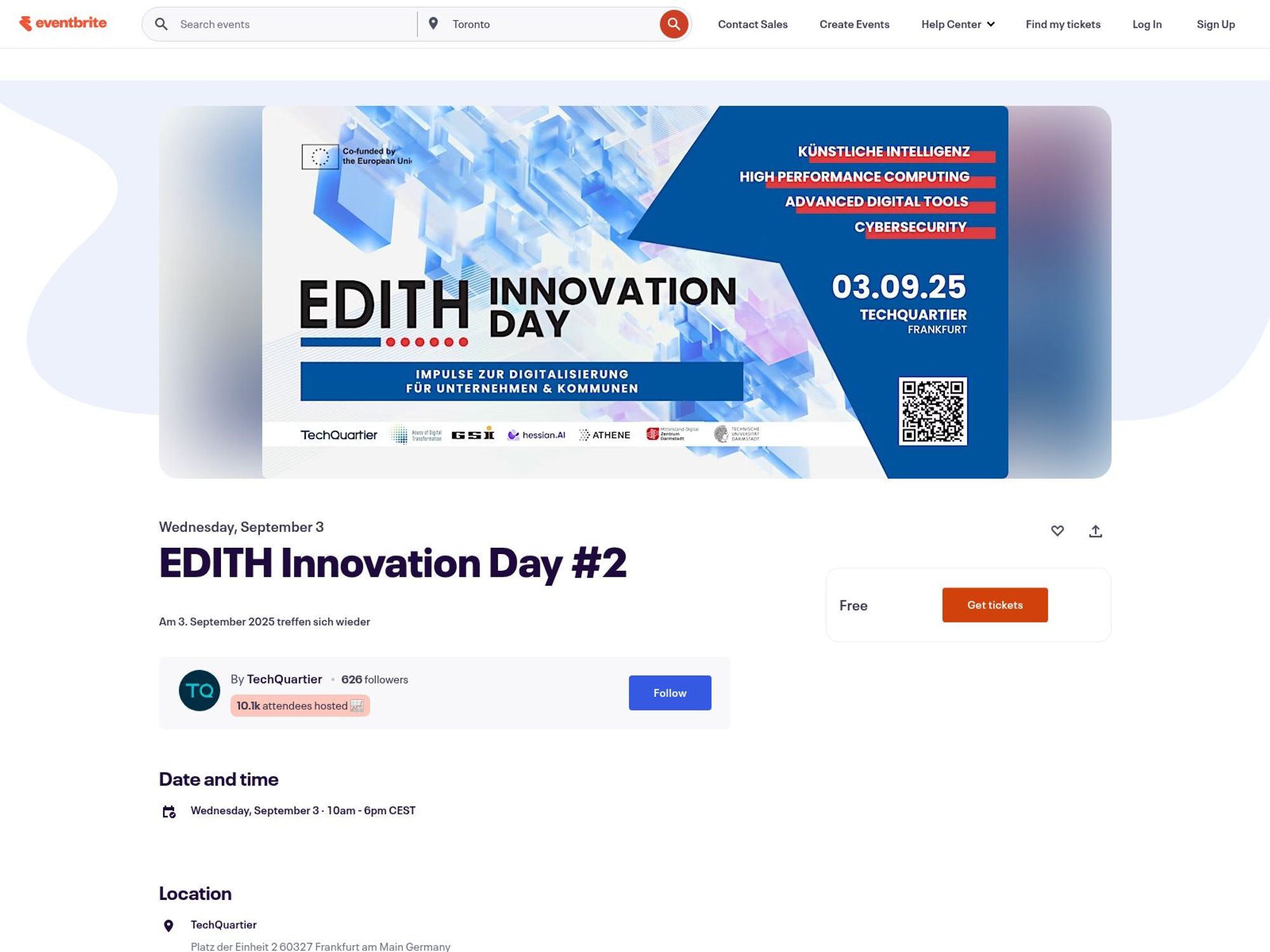 EDITH Innovation Day #2 screenshot