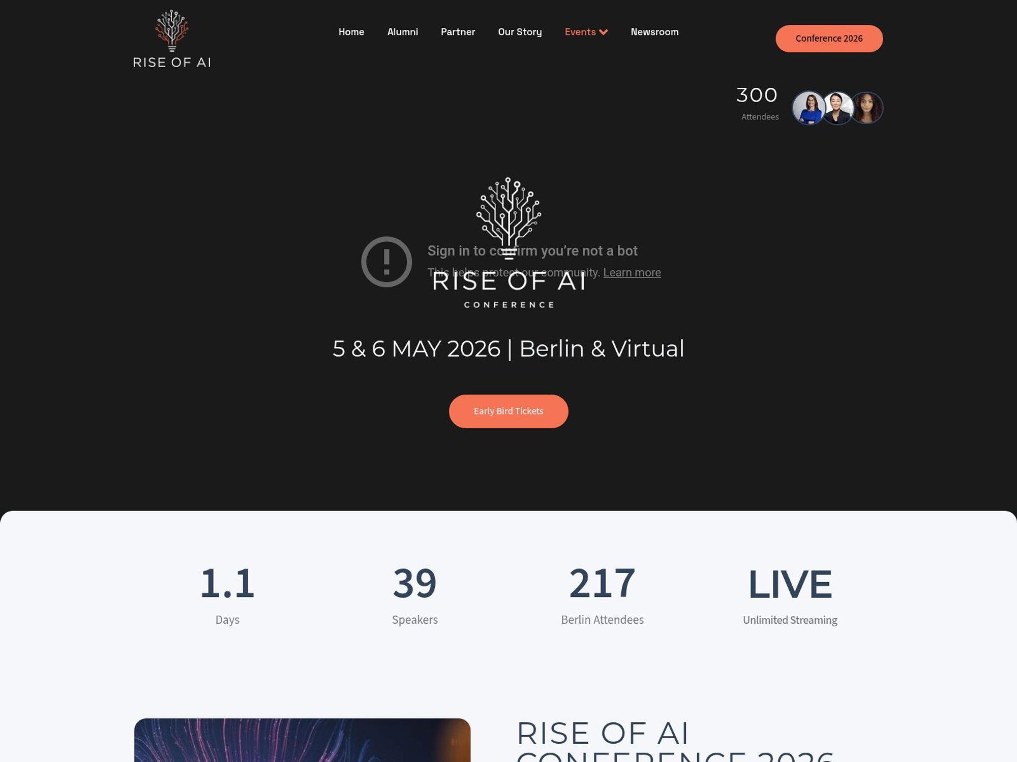 Rise of AI website