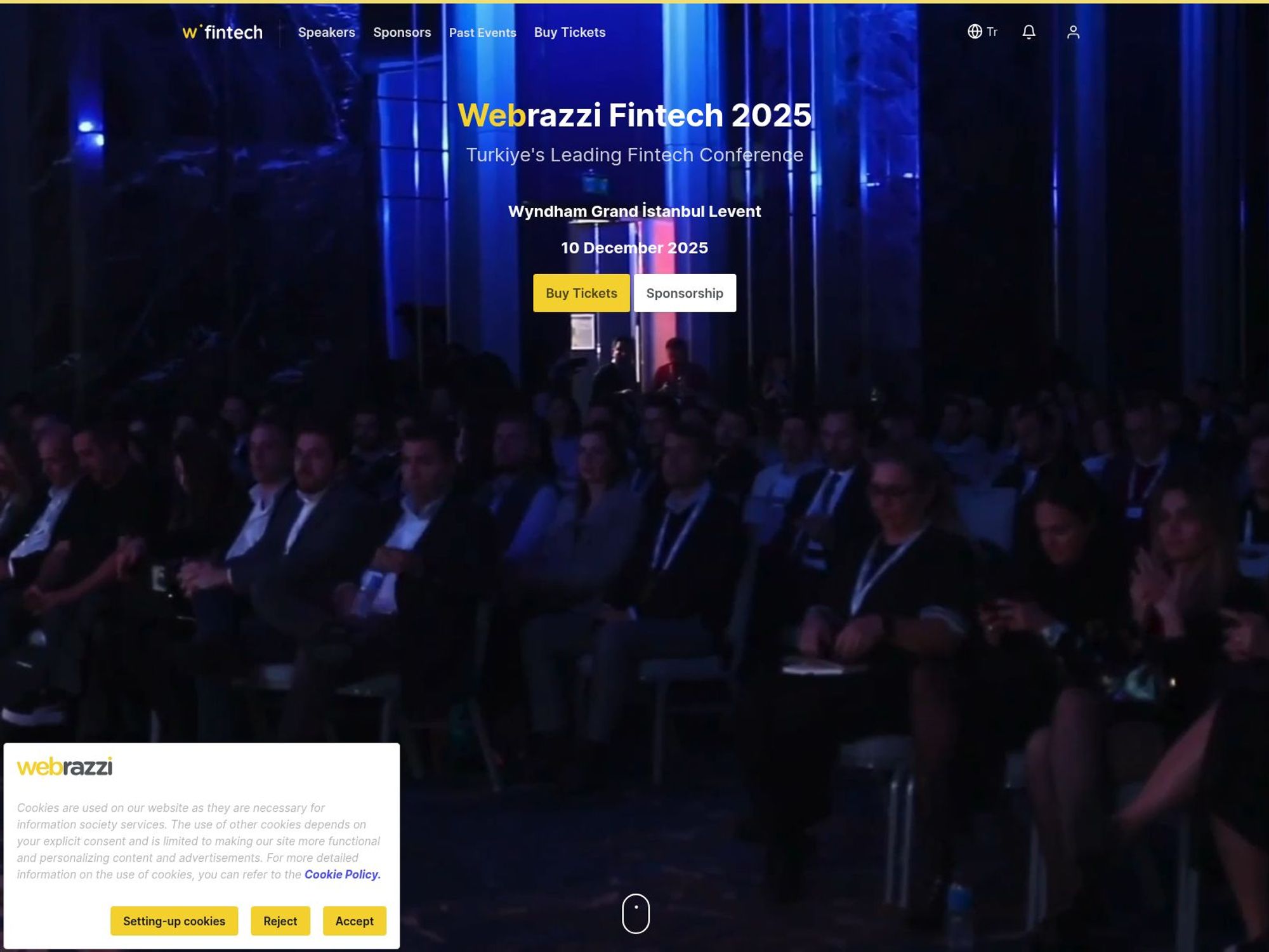 Webrazzi Fintech 2025 website