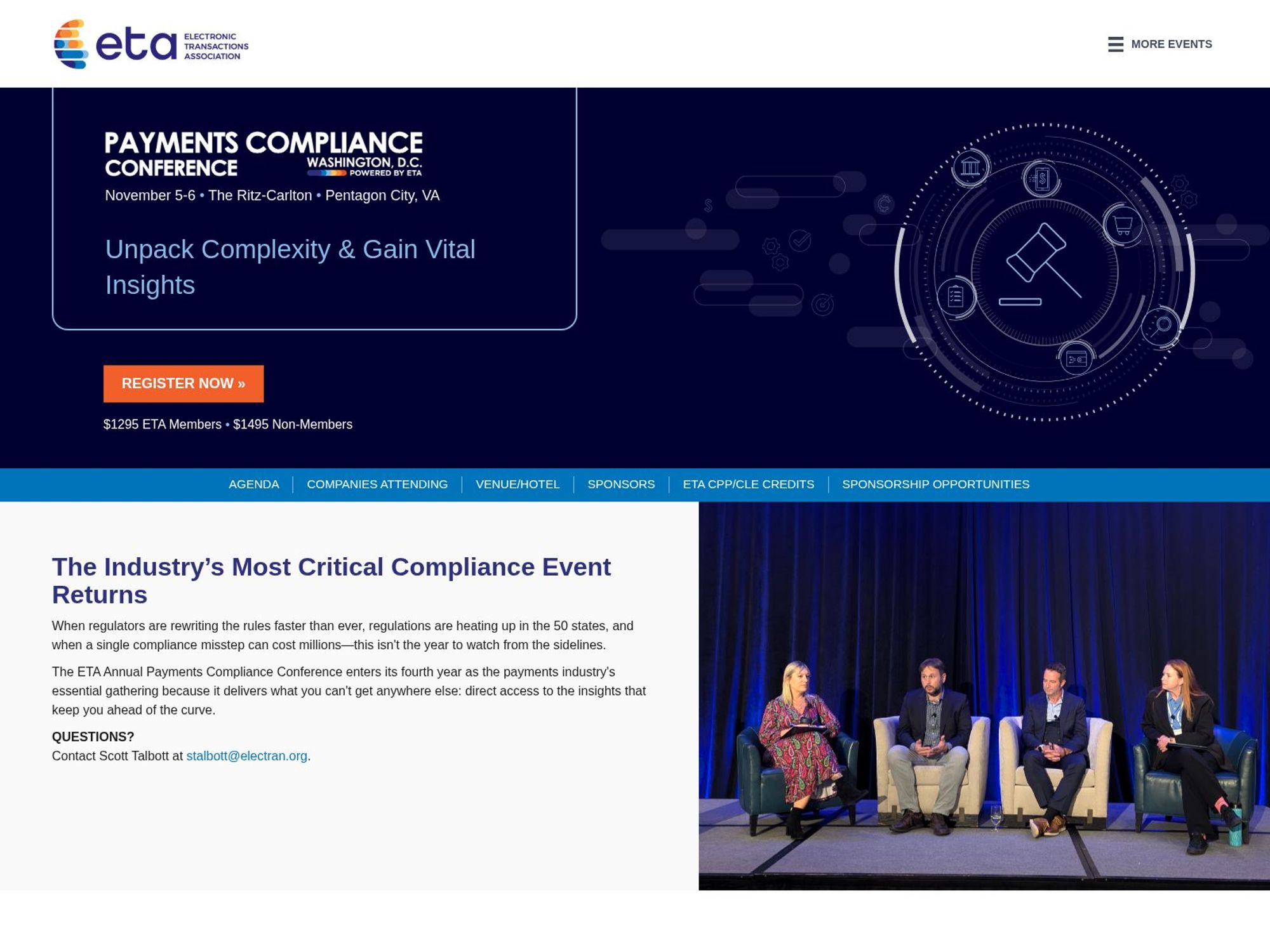 Payments Compliance Conference 2025 website
