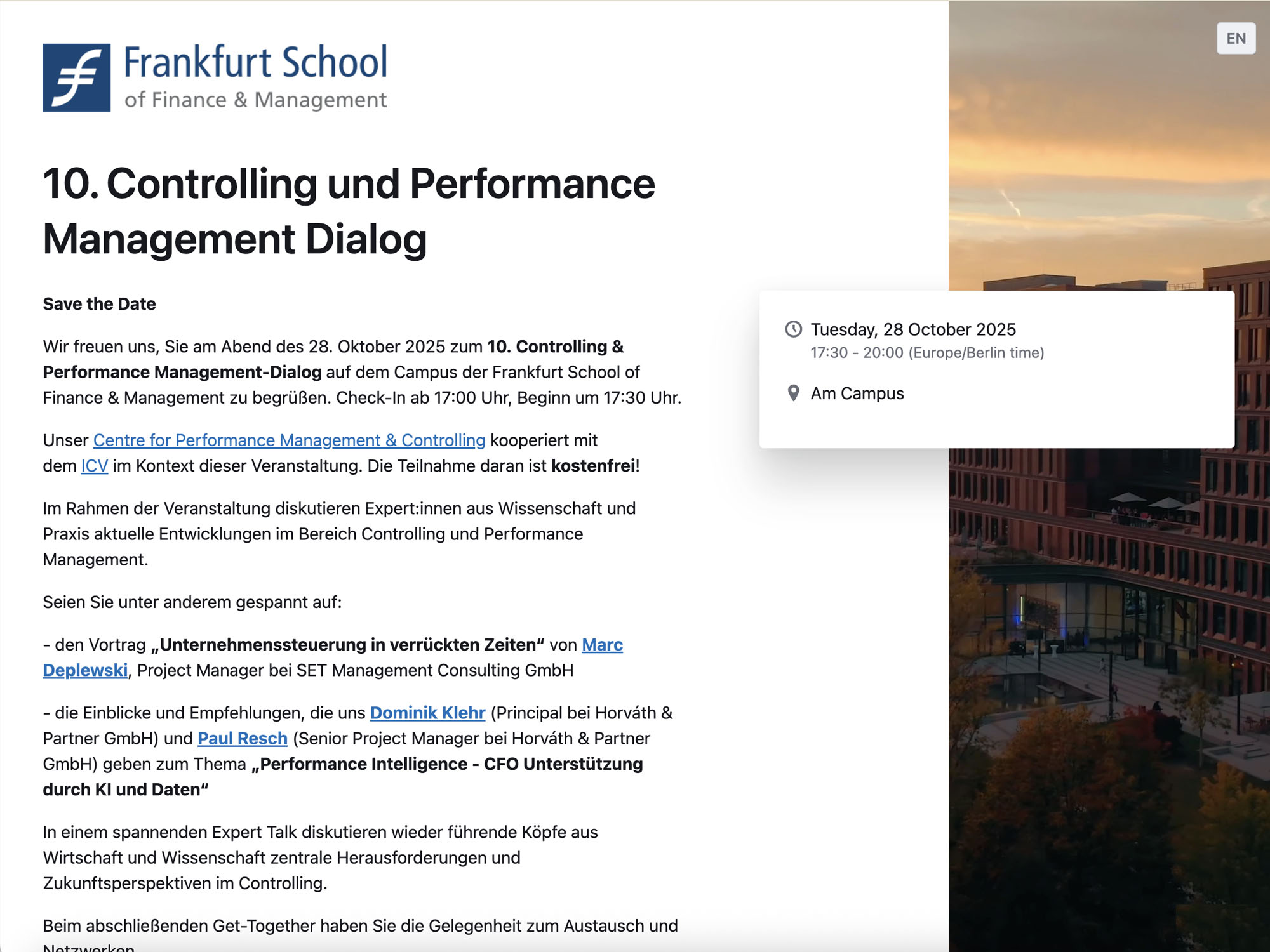 10. Controlling & Performance Management Dialog website