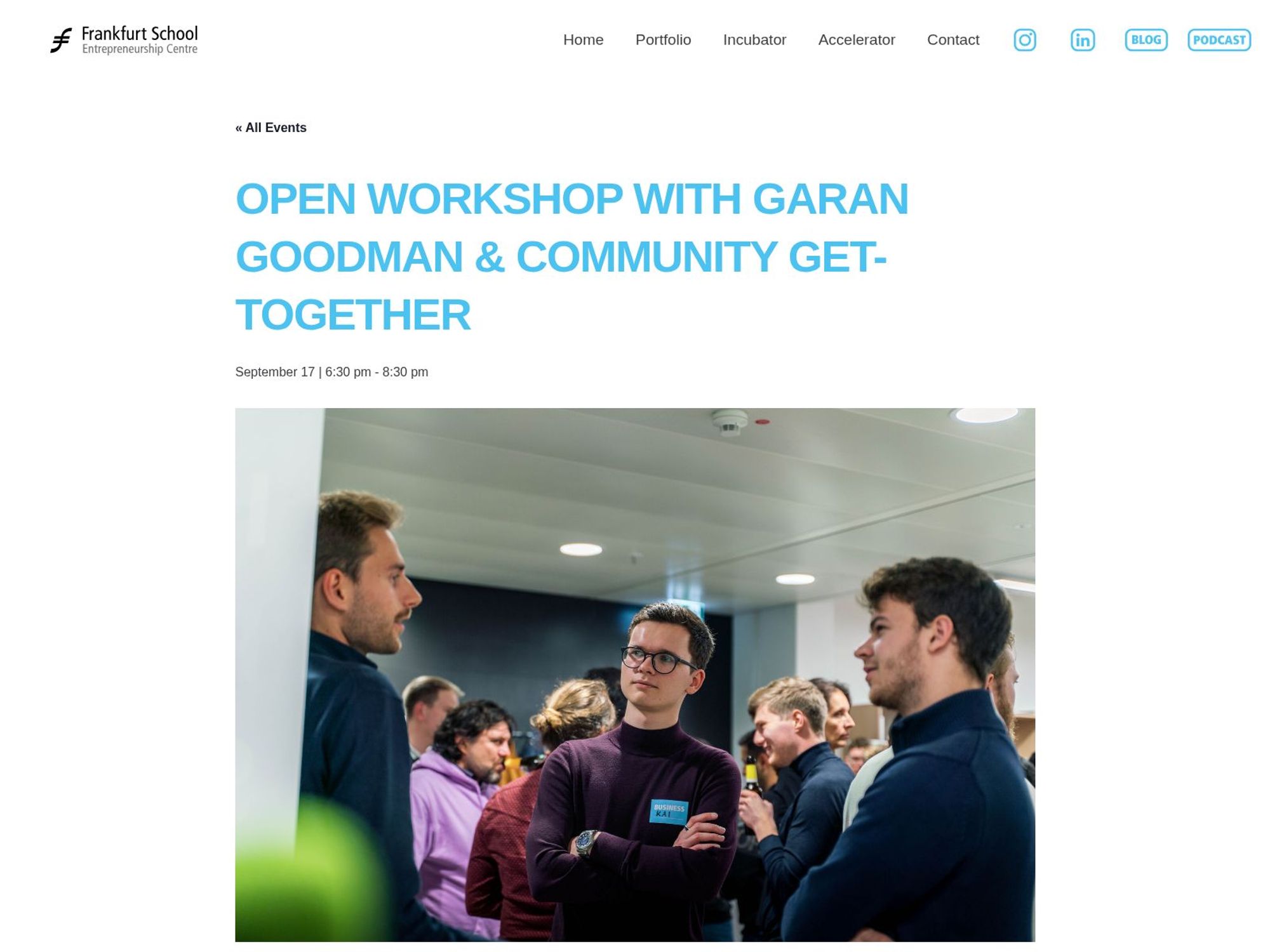 Open Workshop with Garan Goodman & Community Get-Together screenshot