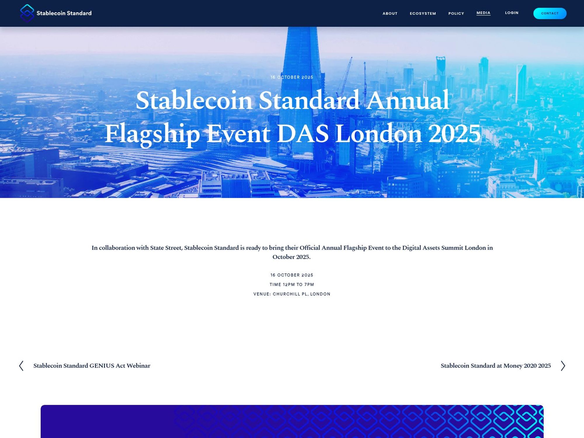 DAS London 2025 website