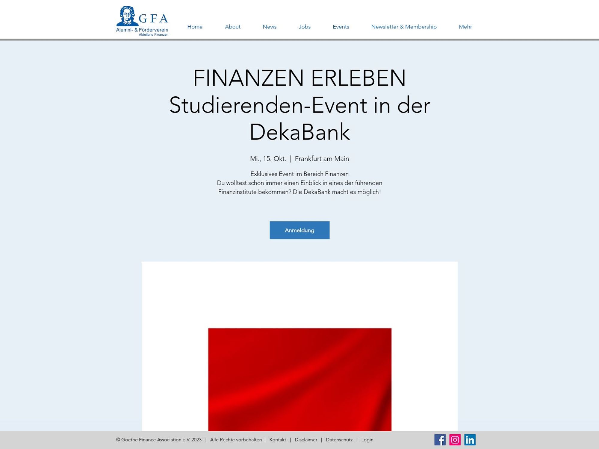 Finanzen Erleben website