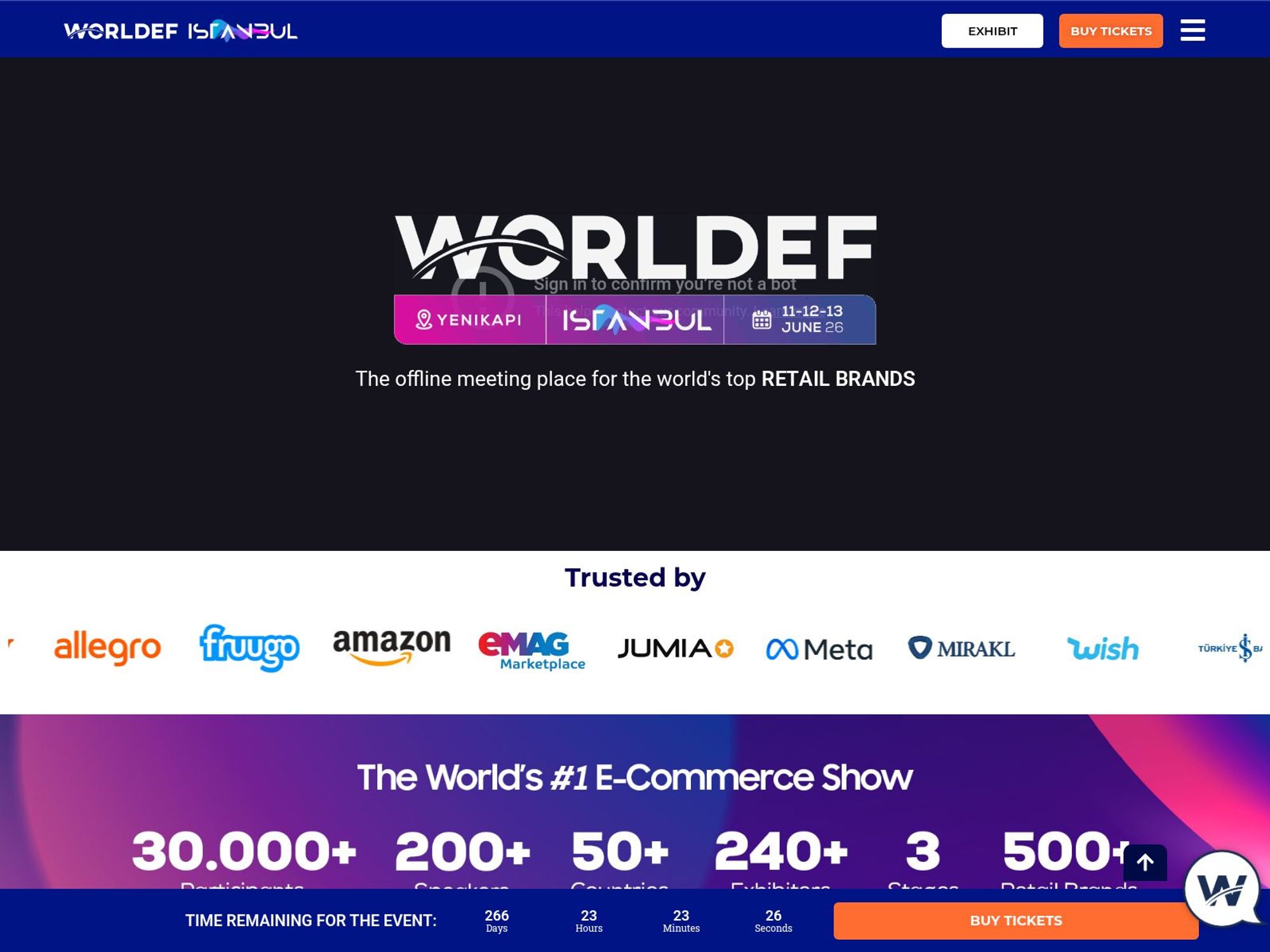 Worldef Istanbul 2026 website