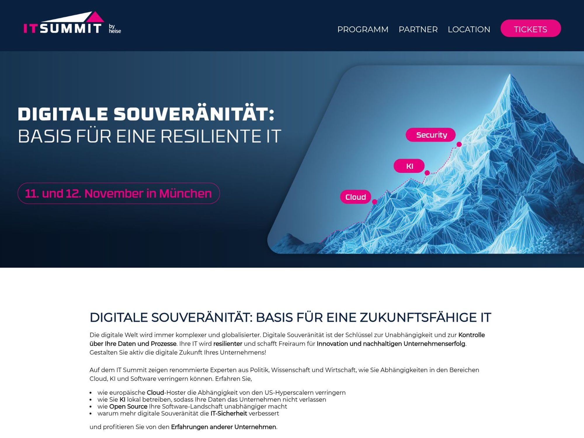 Digitale Souveränität website