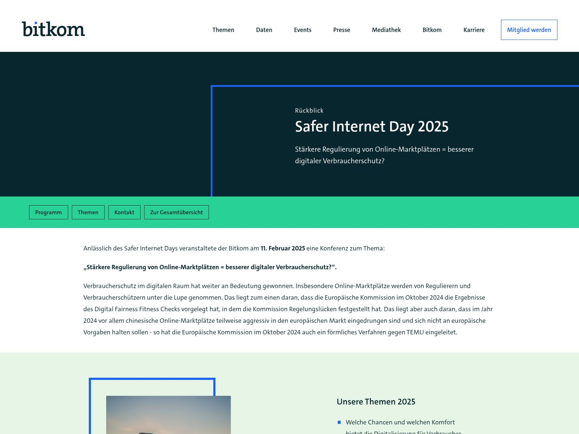Safer Internet Day 2026 website