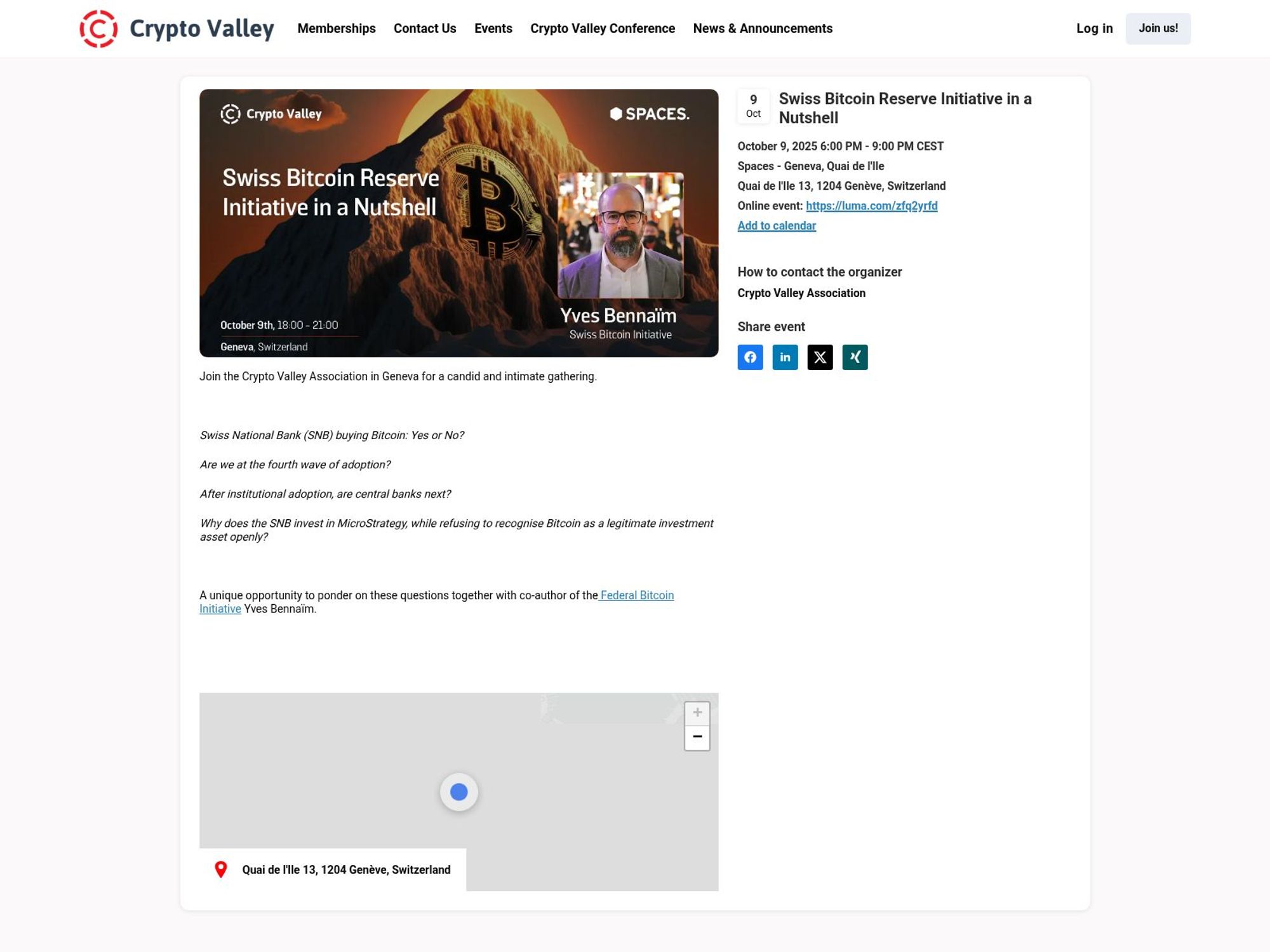 Swiss Bitcoin Reserve Initiative in a Nutshell screenshot