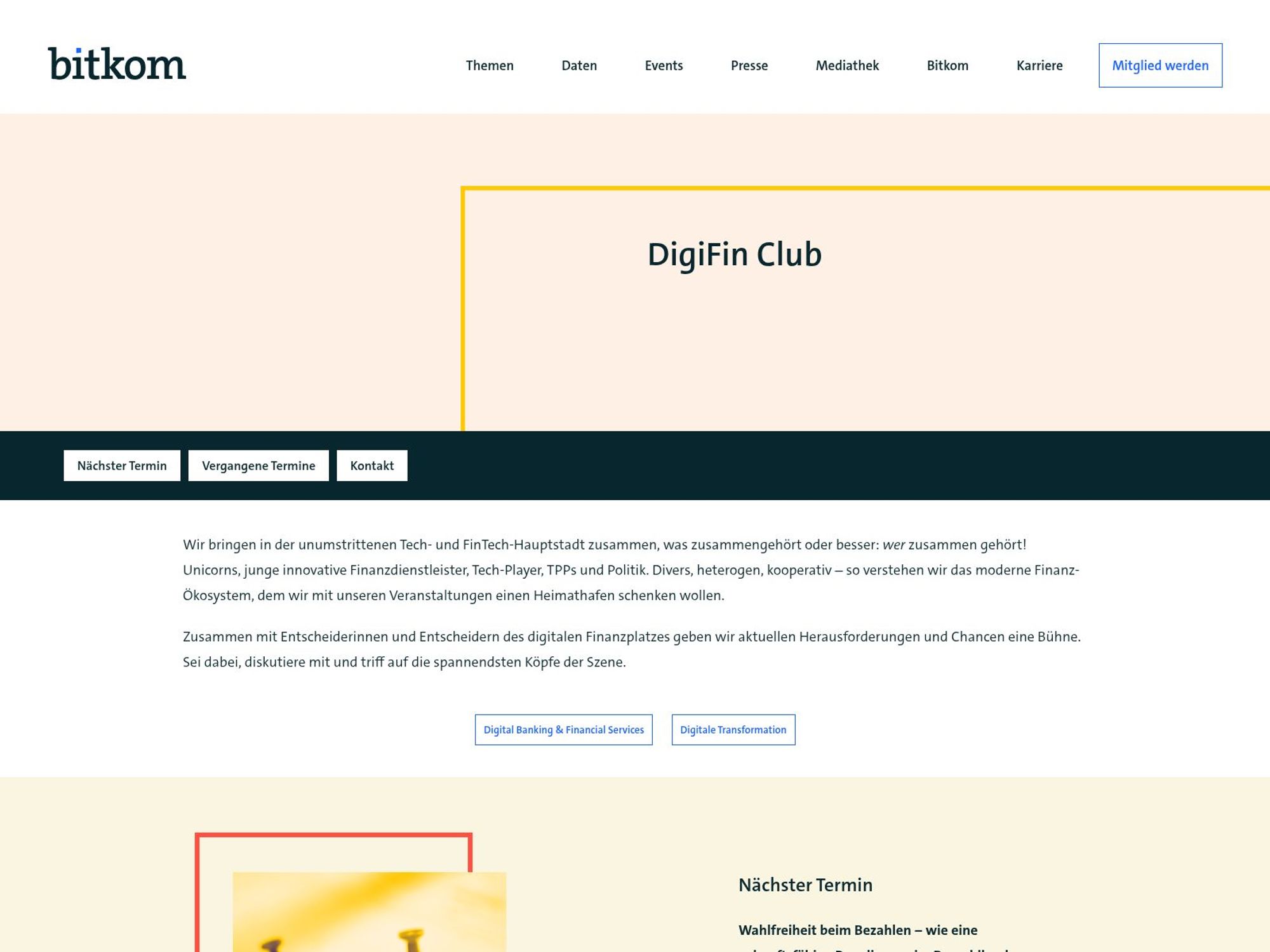 DigiFin Club website