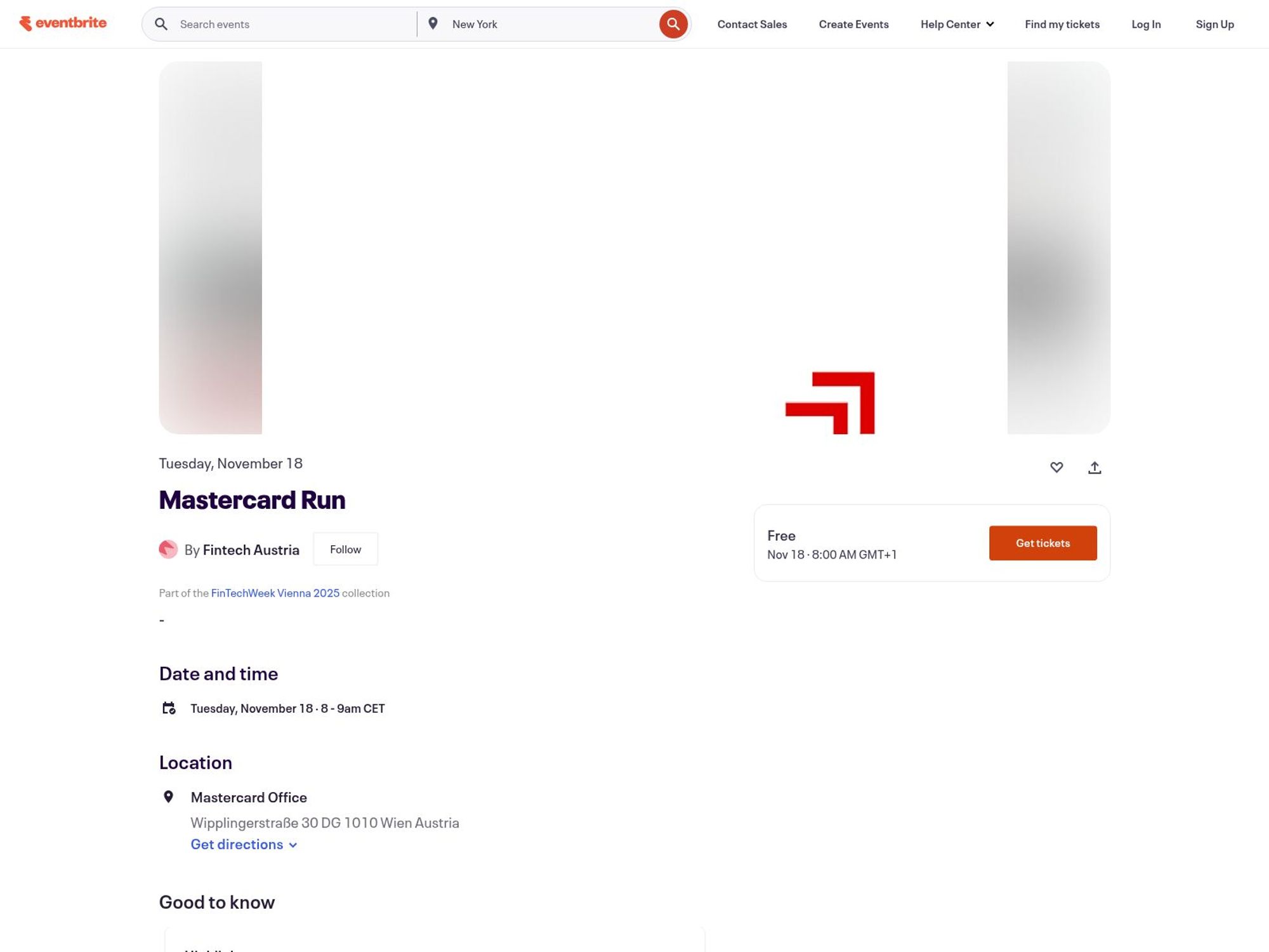 Mastercard Run screenshot