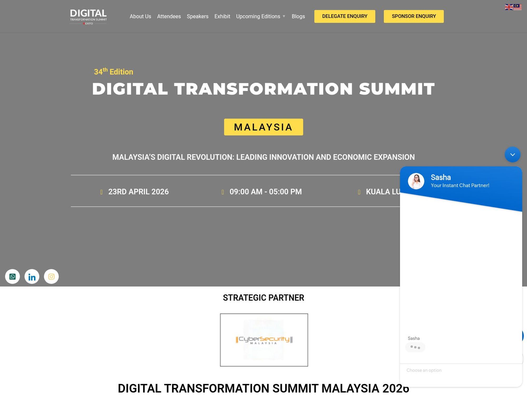Digital Transformation Summit screenshot