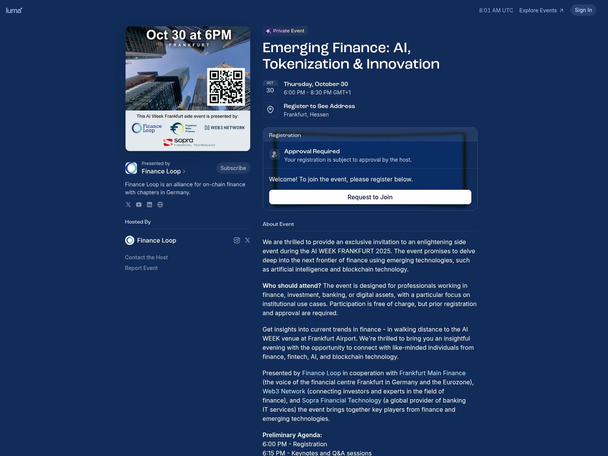 Emerging Finance: AI, Tokenization & Innovation website