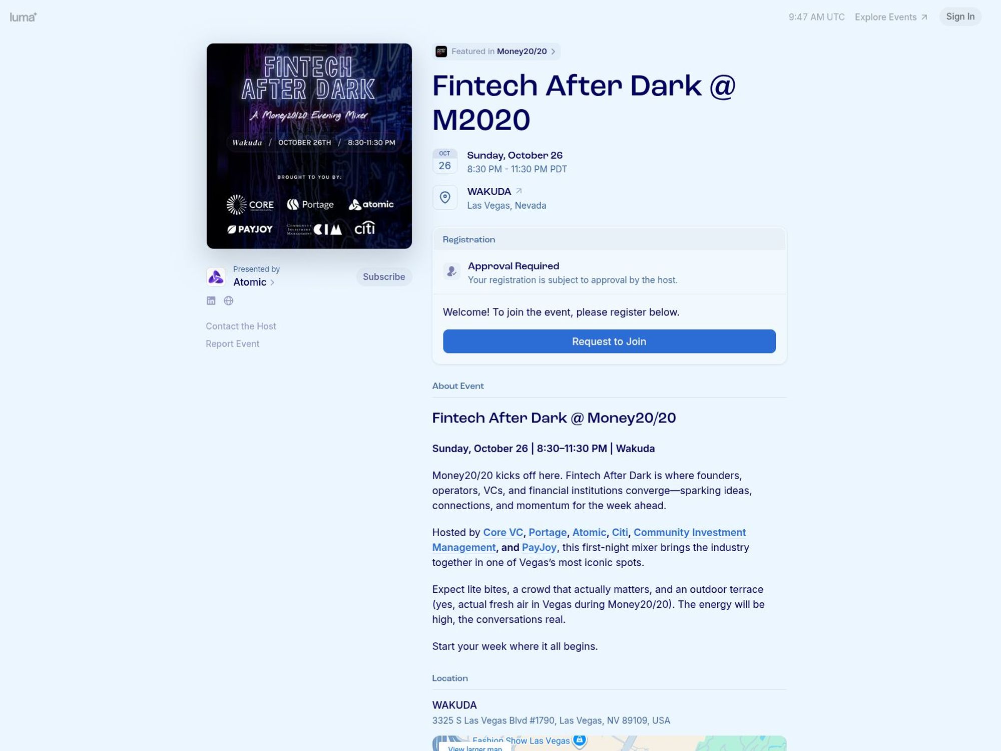 Fintech After Dark screenshot