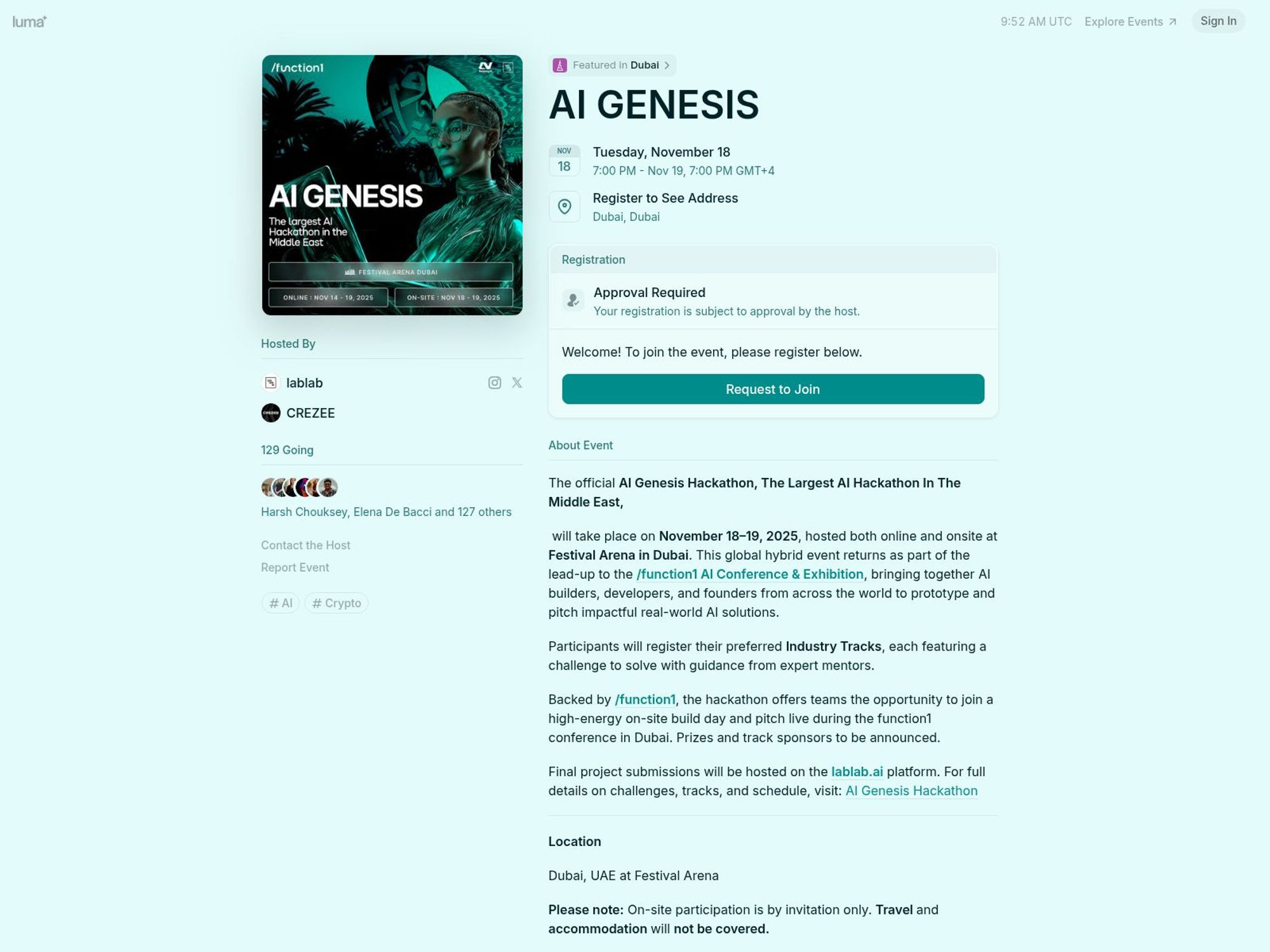 AI GENESIS screenshot