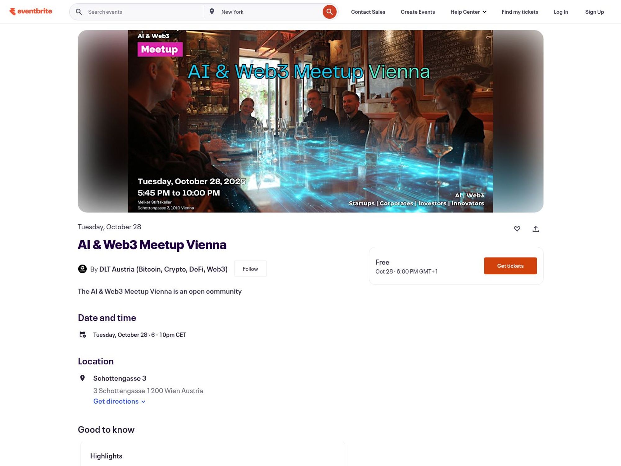 AI & Web3 Meetup Vienna screenshot