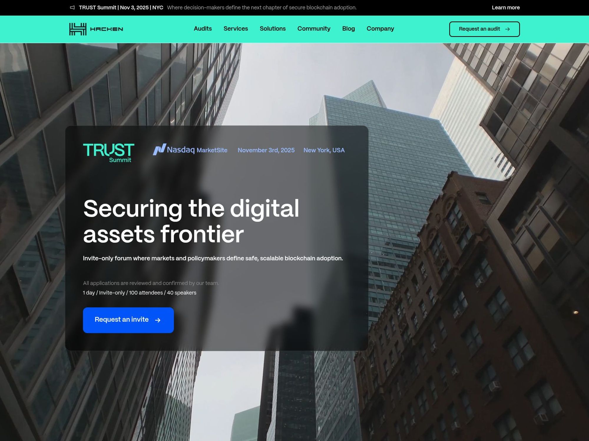 Securing the digital assets frontier website