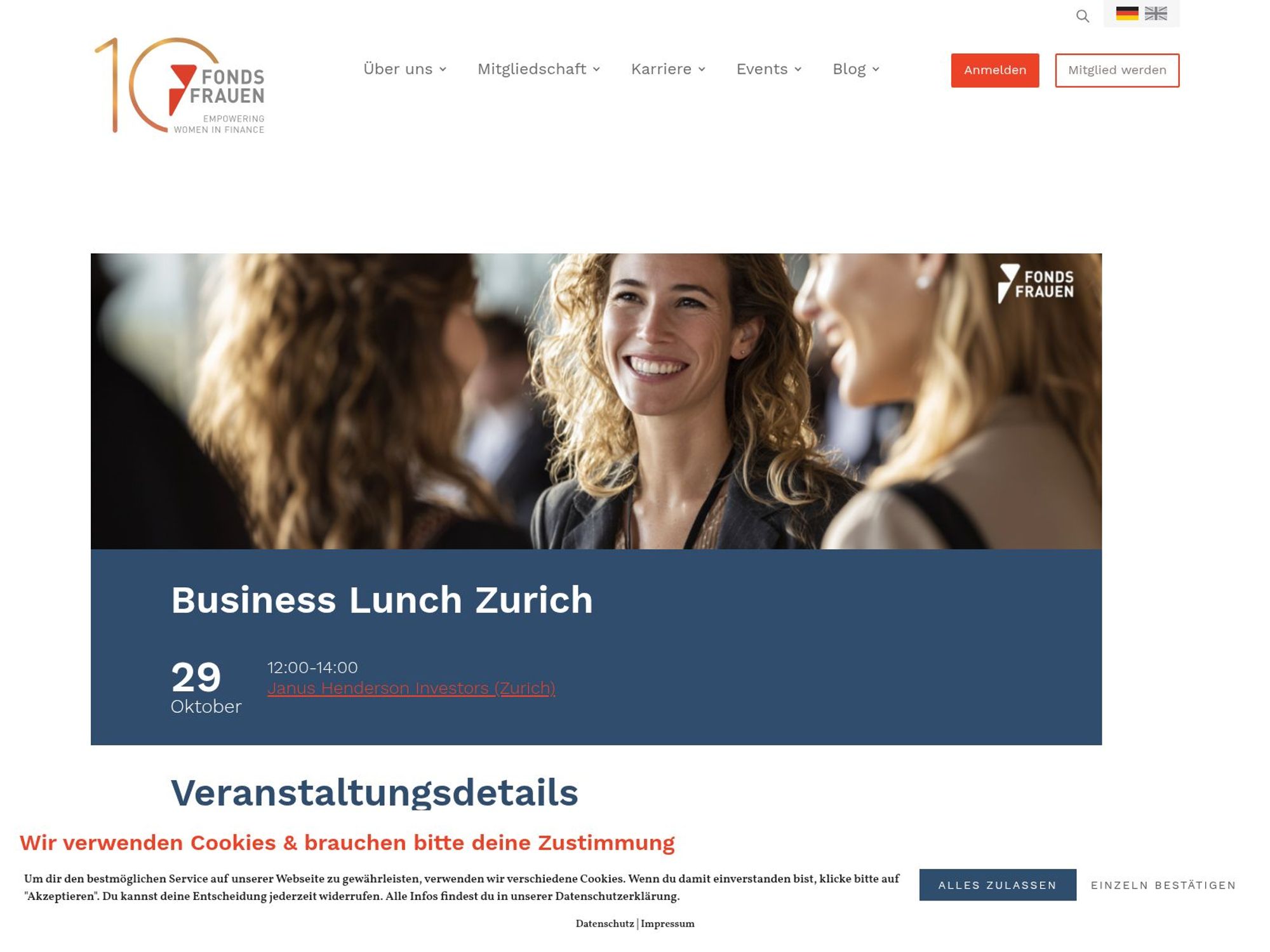 Empowering Women In Finance screenshot