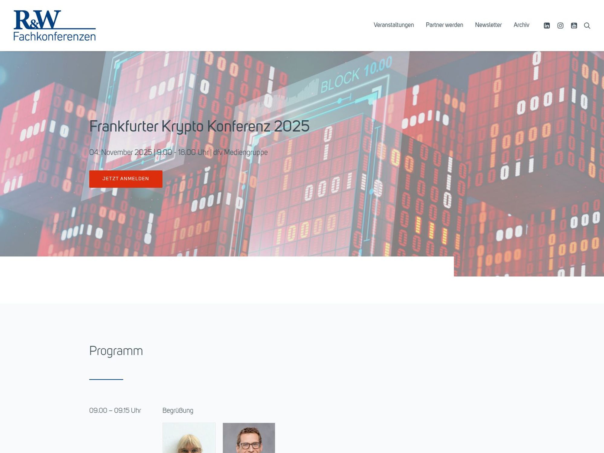 Frankfurter Krypto Konferenz 2025 website
