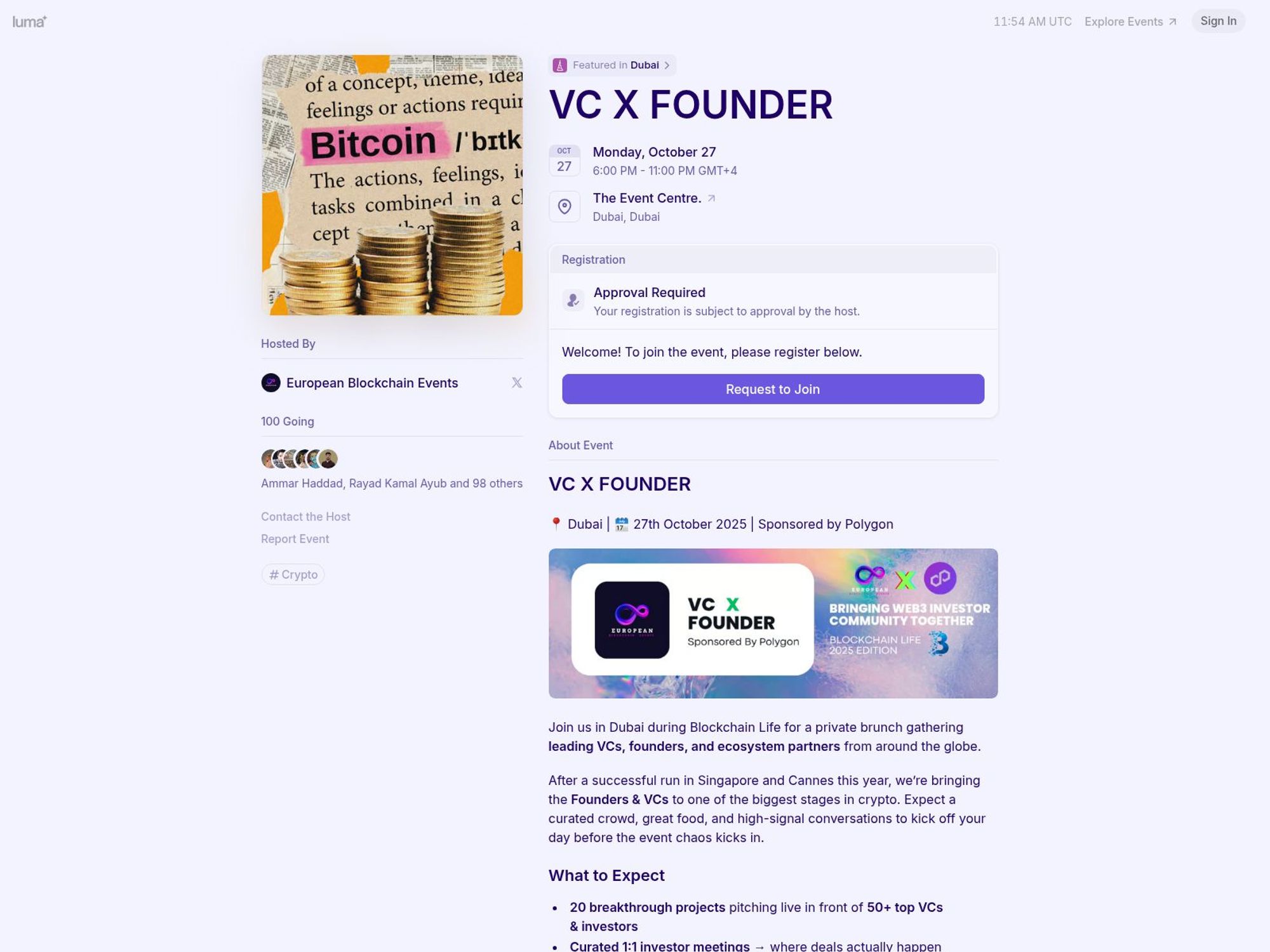 VC X FOUNDER website