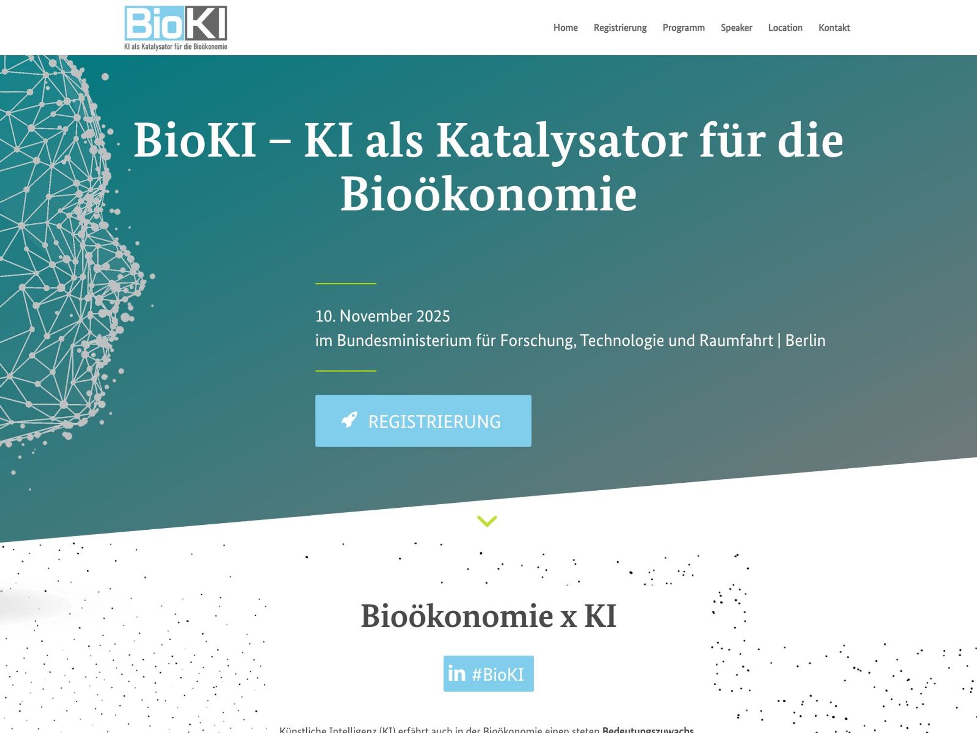 BioKI – KI als Katalysator für die Bioökonomie website