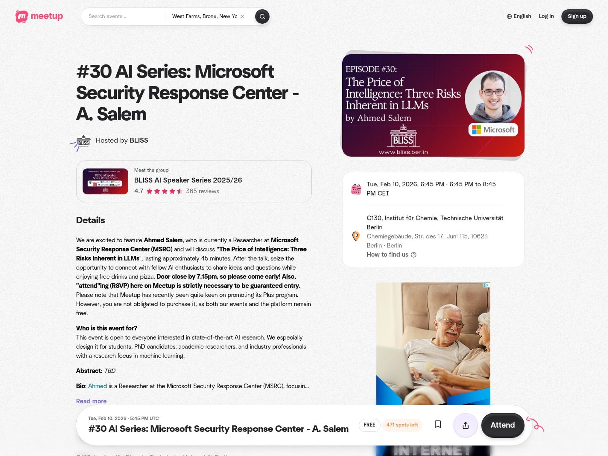AI Series website