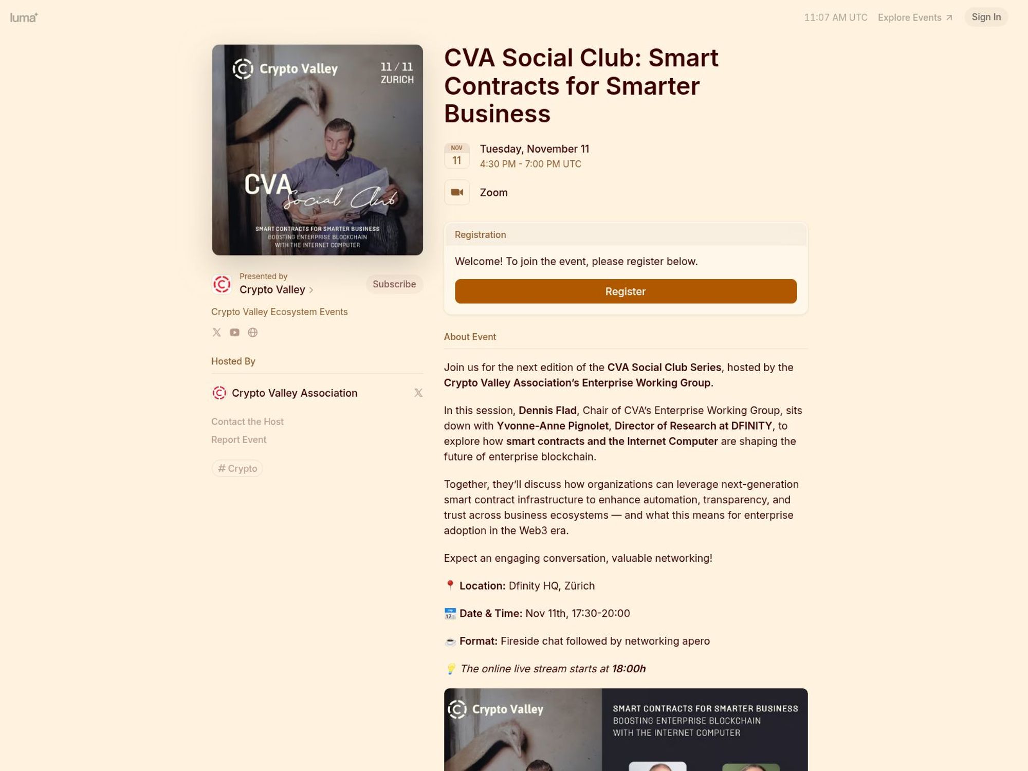 CVA Social Club website