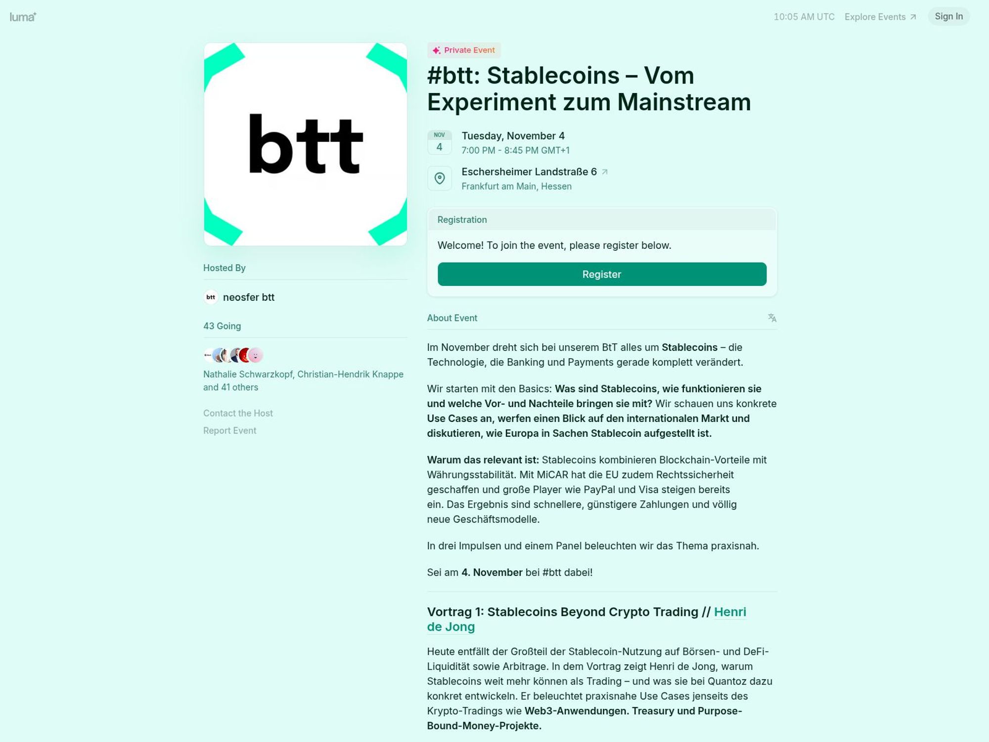 #btt: Stablecoins website