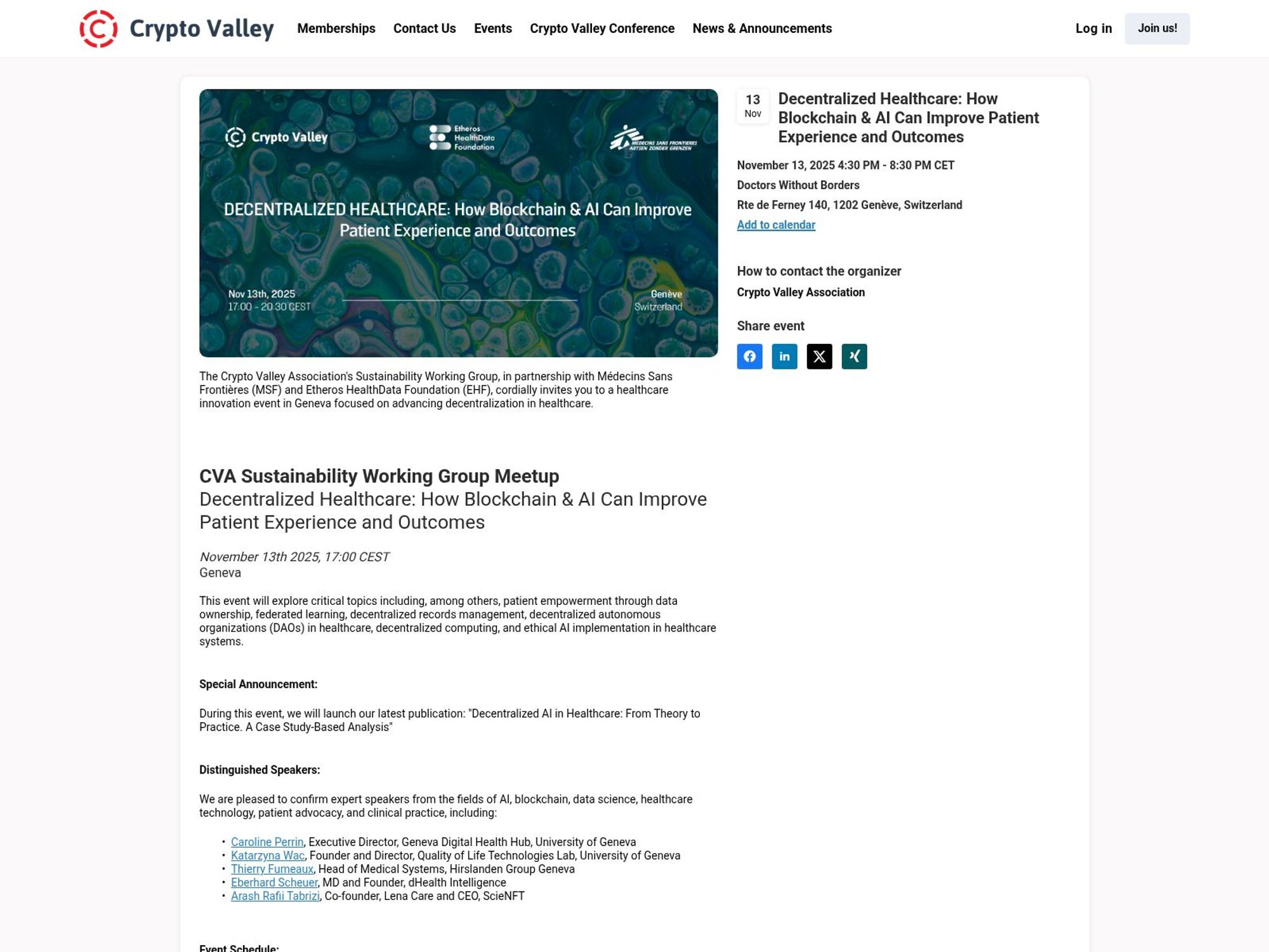 Decentralized Healthcare: How Blockchain & AI Can Improve Patient Experience and Outcomes website