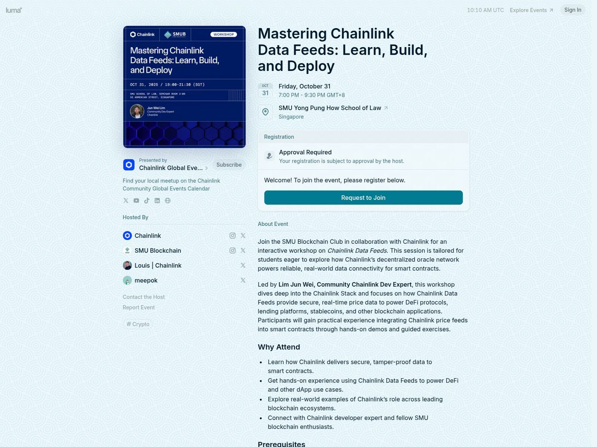 Mastering Chainlink Data Feeds screenshot
