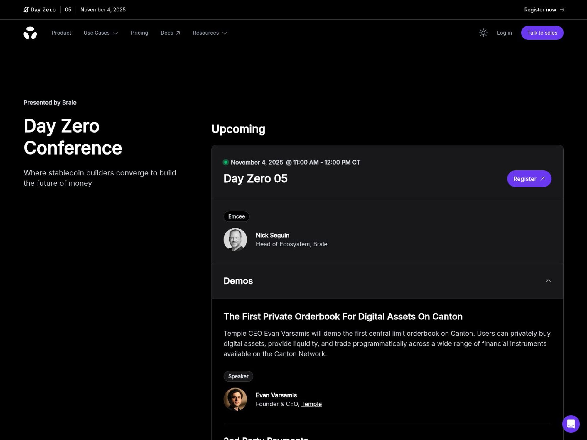 Day Zero Conference screenshot