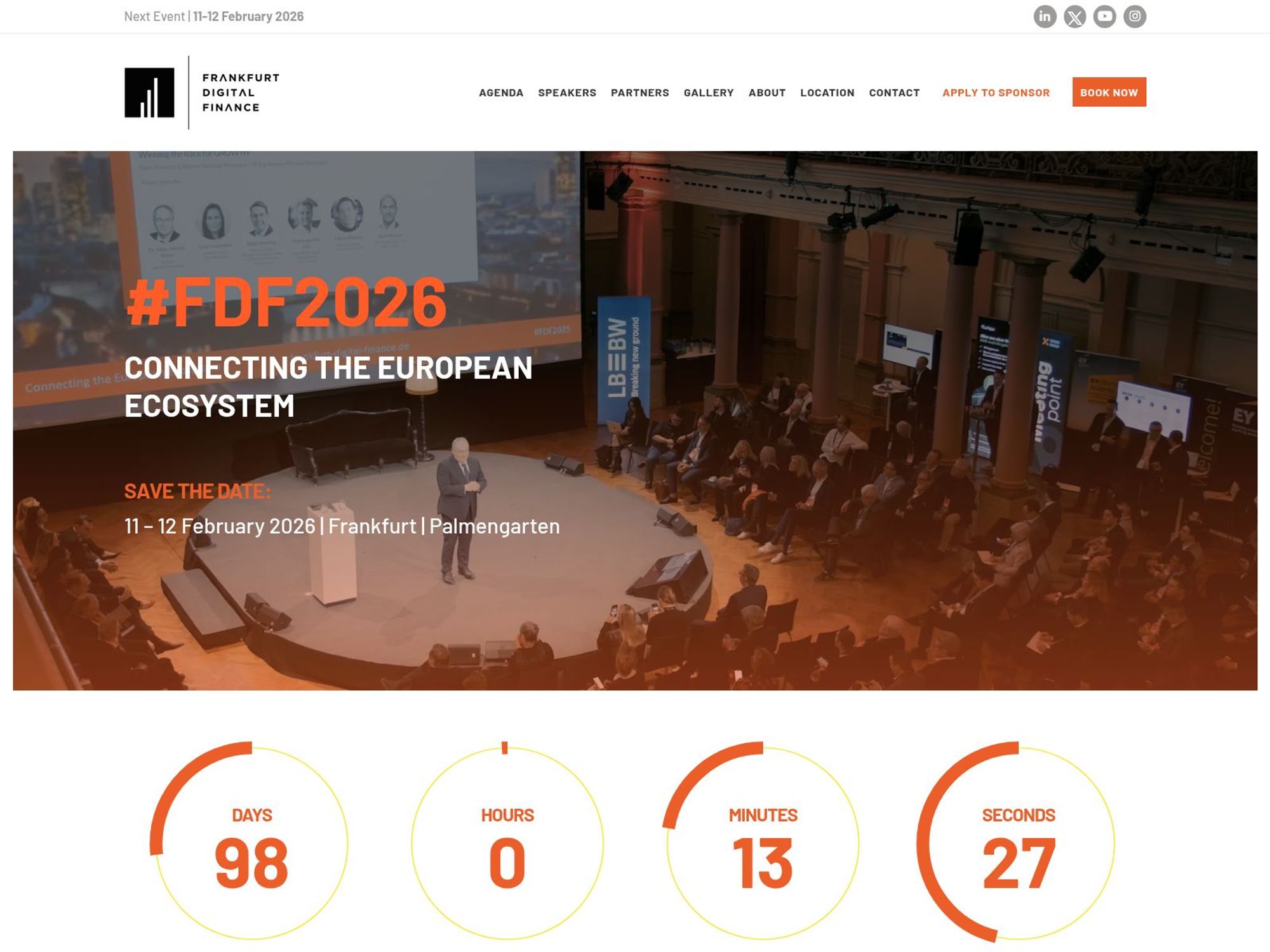 FRANKFURT DIGITAL FINANCE & EuropeanFintechDay website