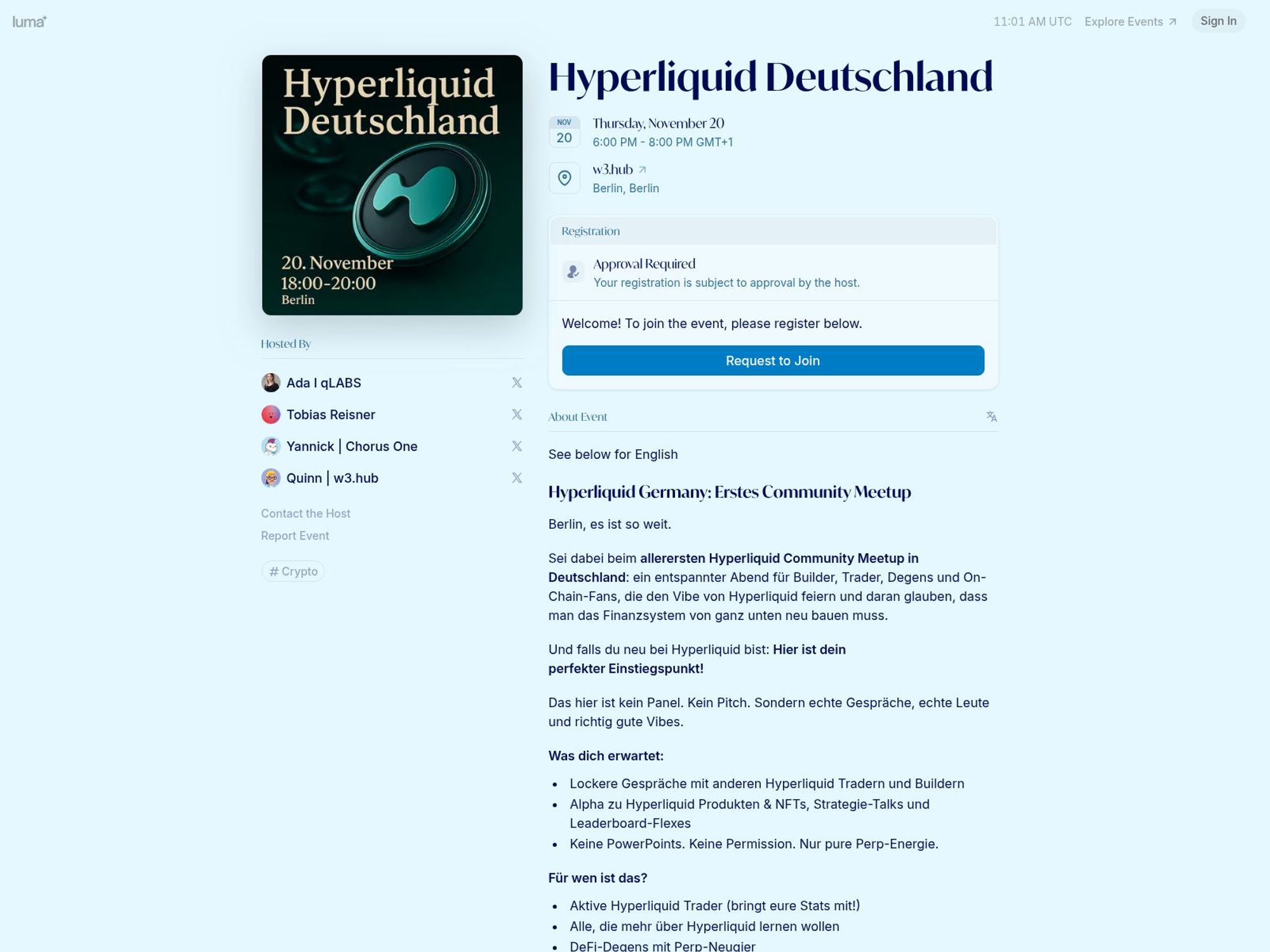 Hyperliquid Deutschland website
