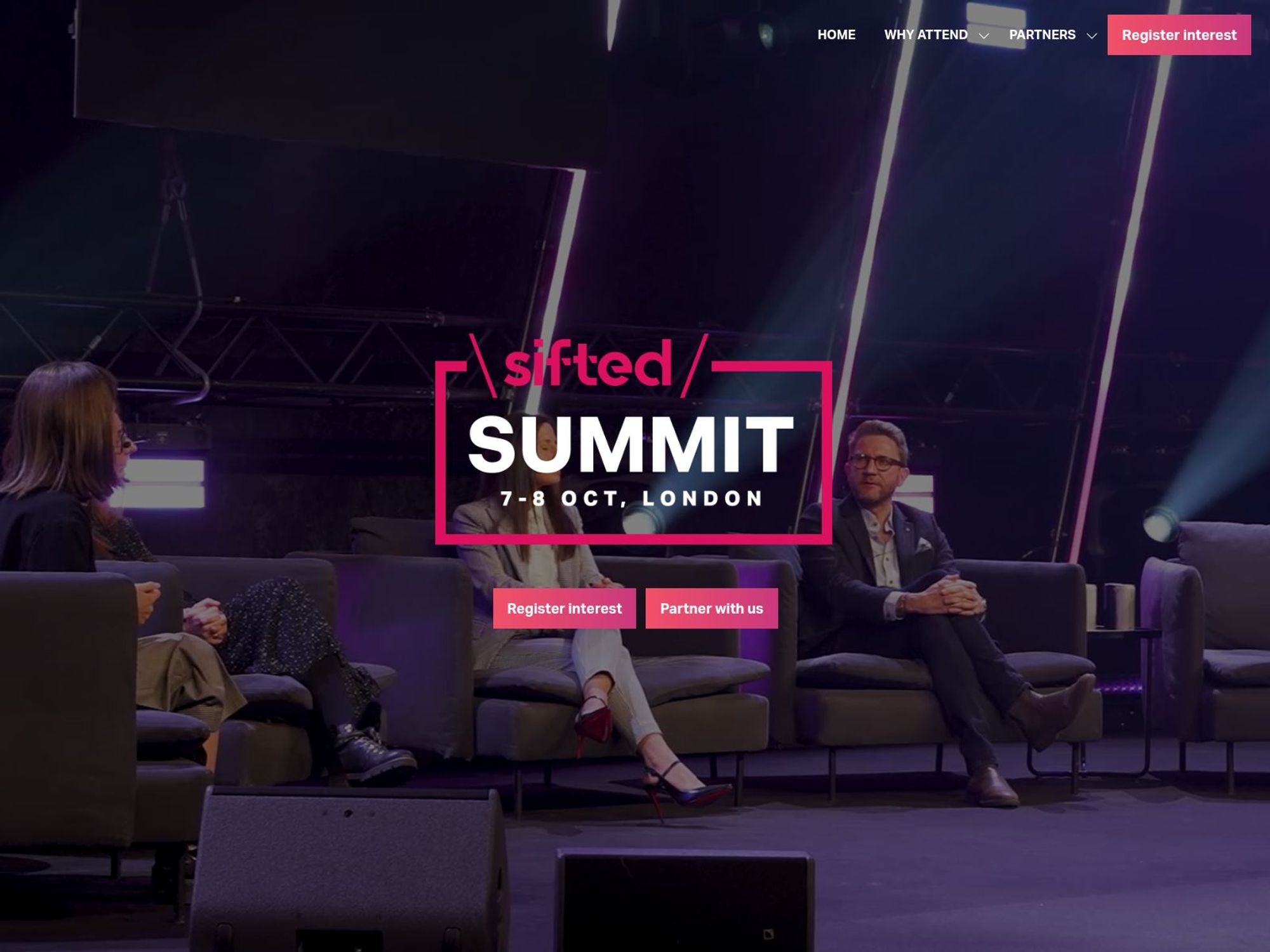 Sifted Summit website