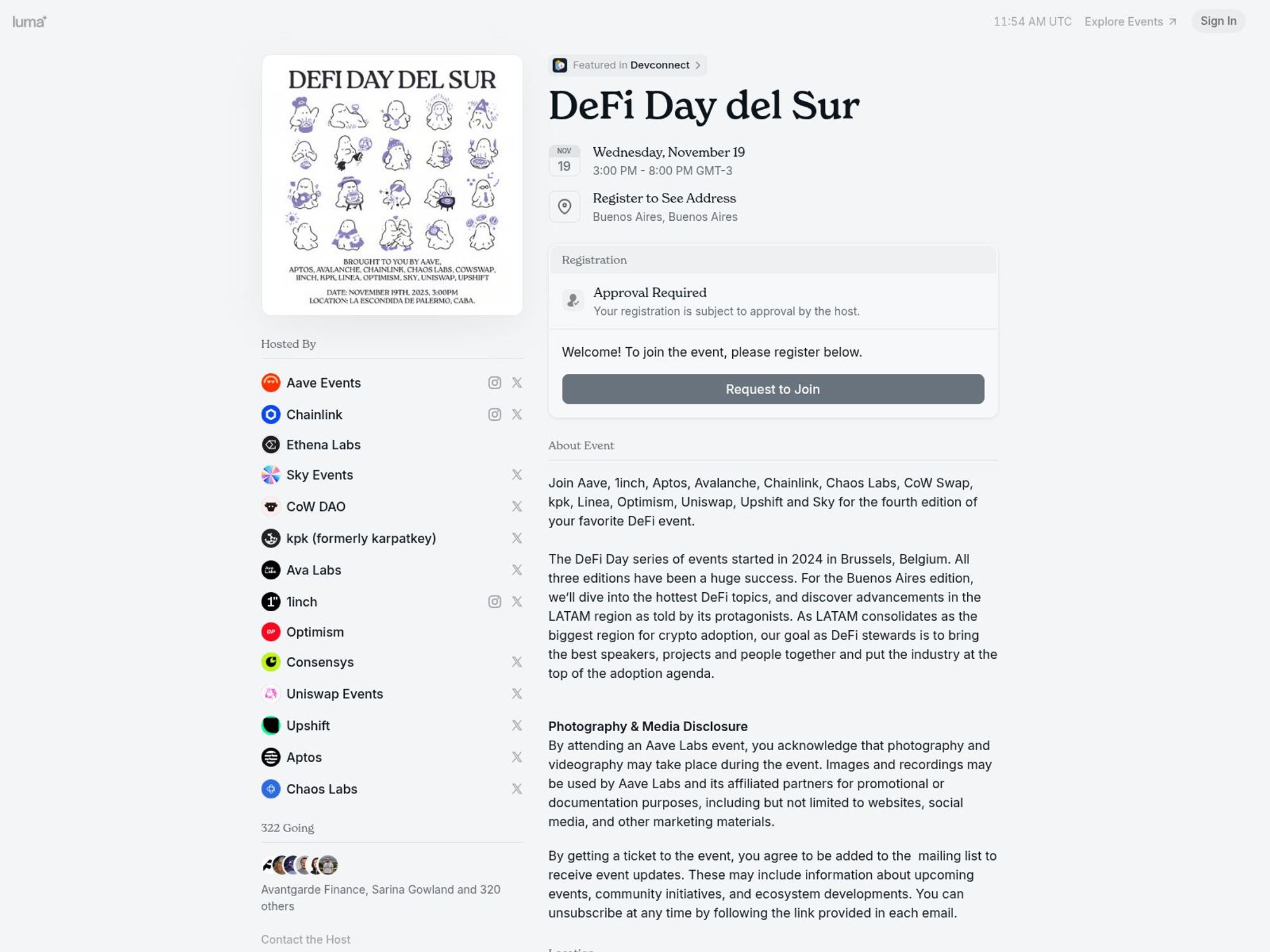 DeFi Day del Sur website