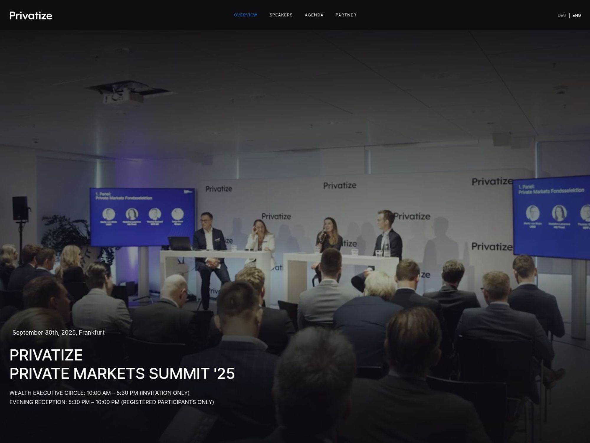 Privatize Summit 2025 screenshot