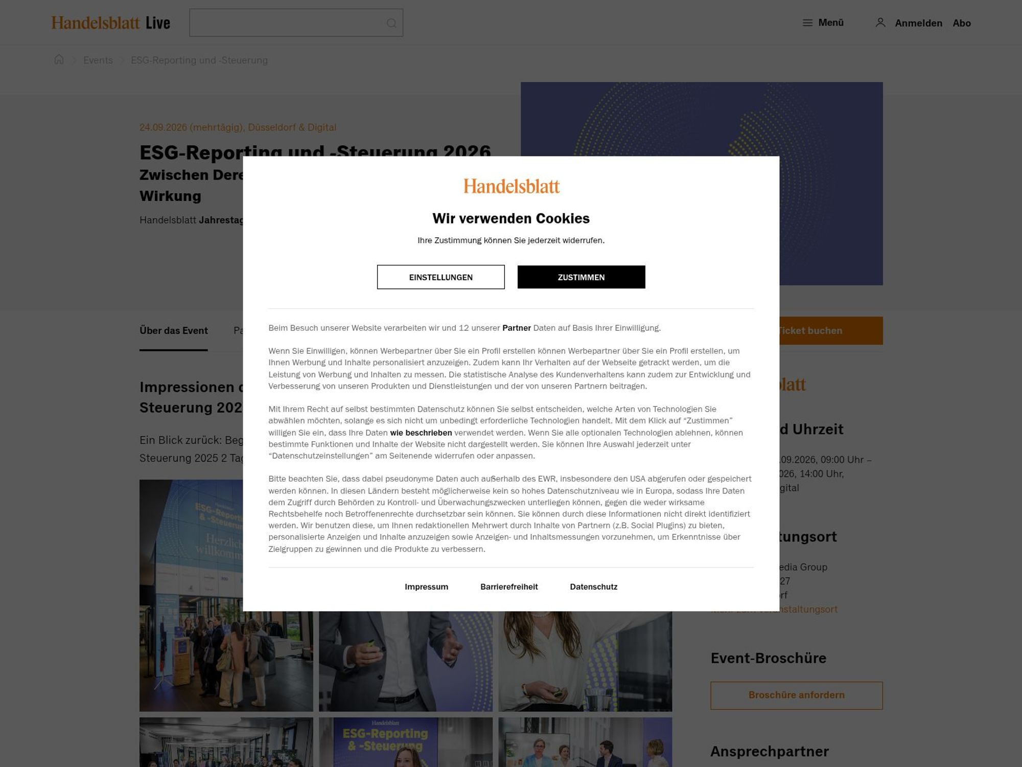 ESG-Reporting und -Steuerung 2026 website